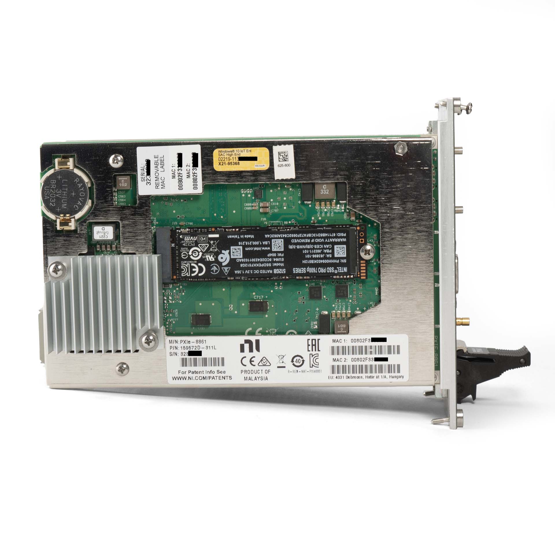National Instruments NI PXIe-8861 Rev. D Embedded Controller (159572D-311L)