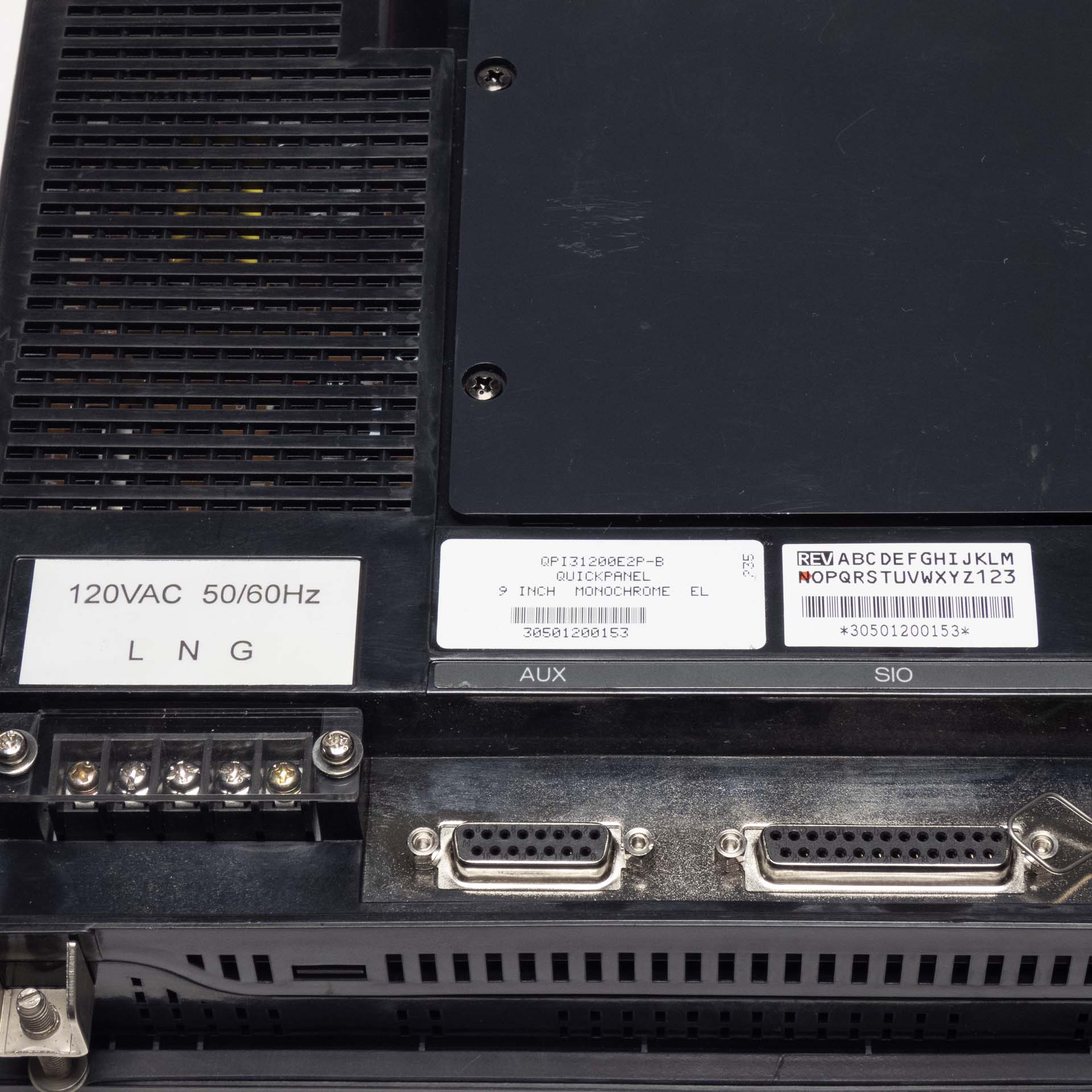 GE Fanuc Total Control QPI31200E2P-B Rev. N QuickPanel Touchscreen HMI