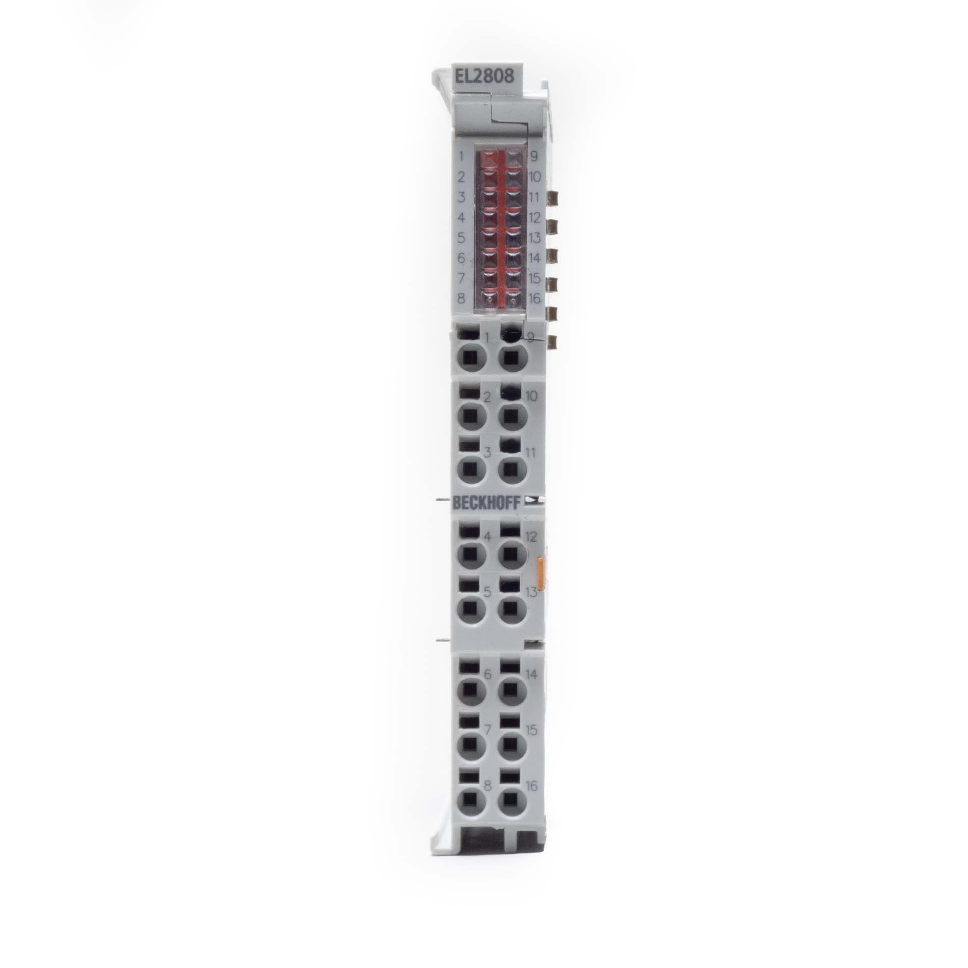 Beckhoff EL2808 Rev. 0018 EtherCAT 8-Channel Digital Output Terminal