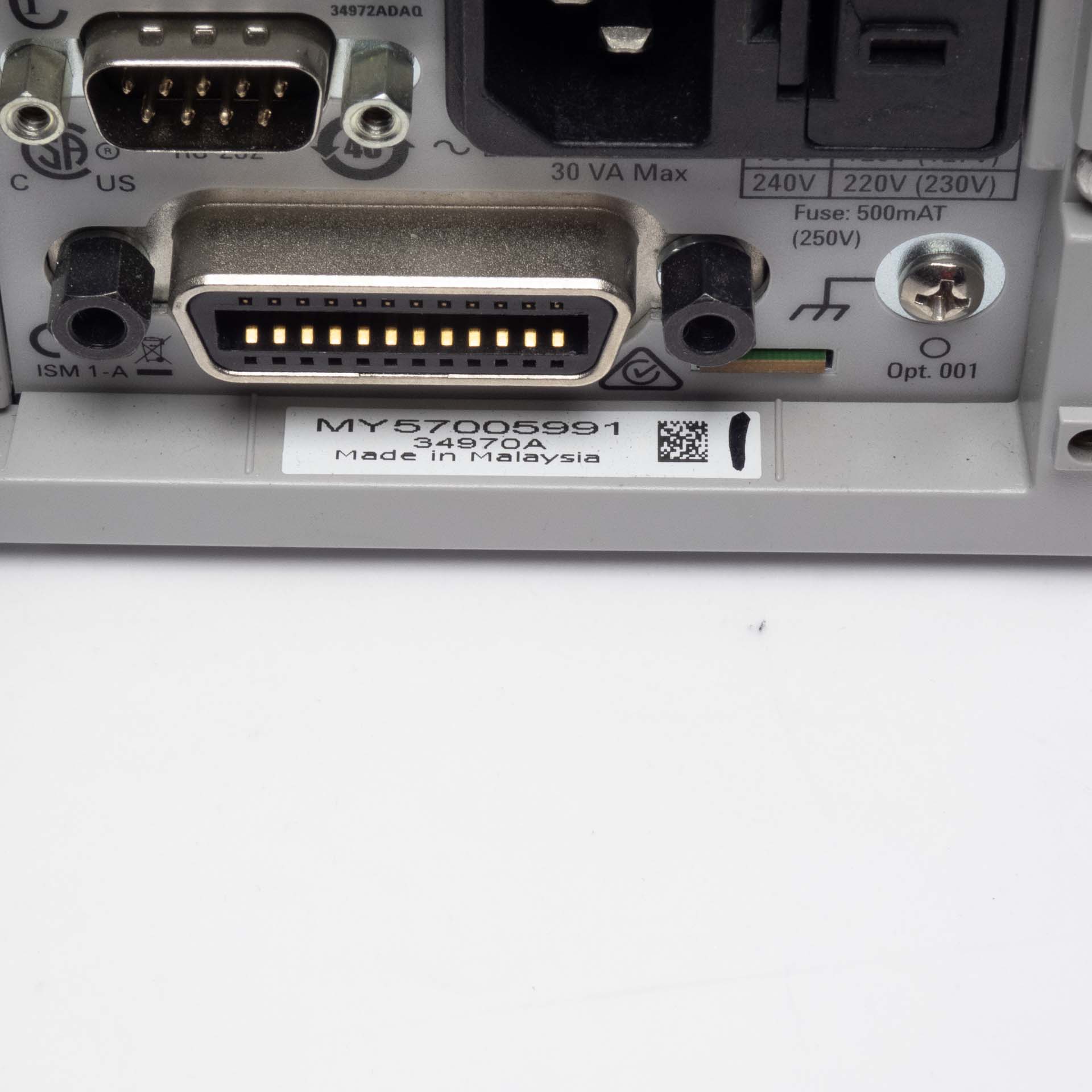 Keysight 34970A Data Acquisition / Switch Unit with 2x 34901A Modules