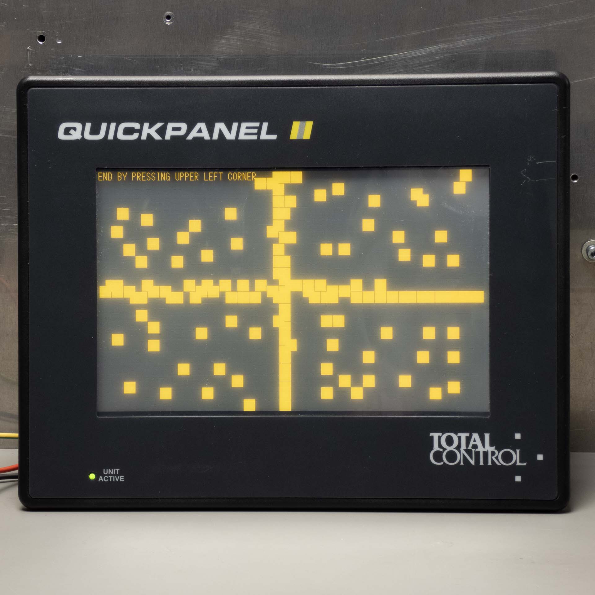 GE Fanuc Total Control QPI31200E2P-B Rev. N QuickPanel Touchscreen HMI