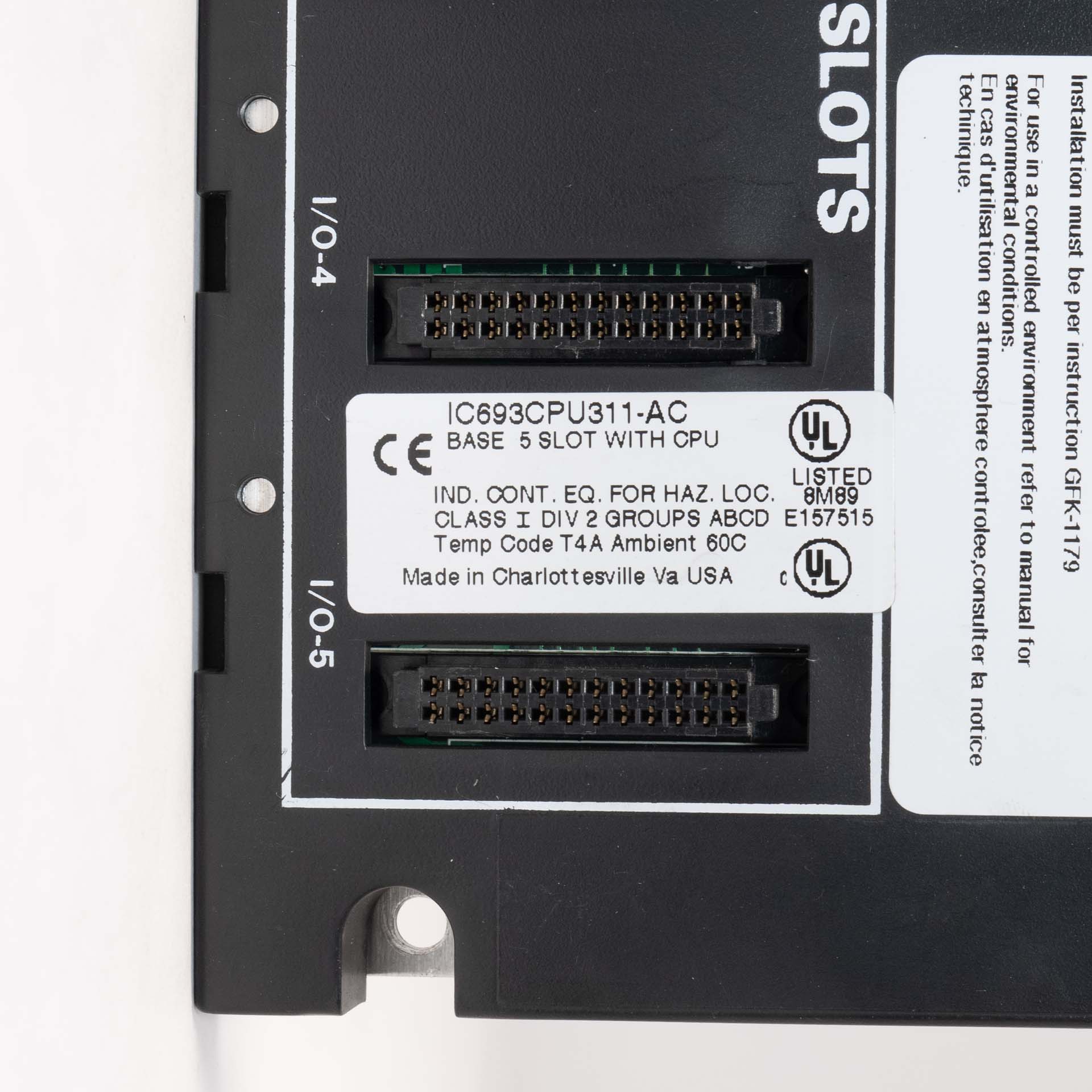 GE Fanuc IC693CPU311-AC