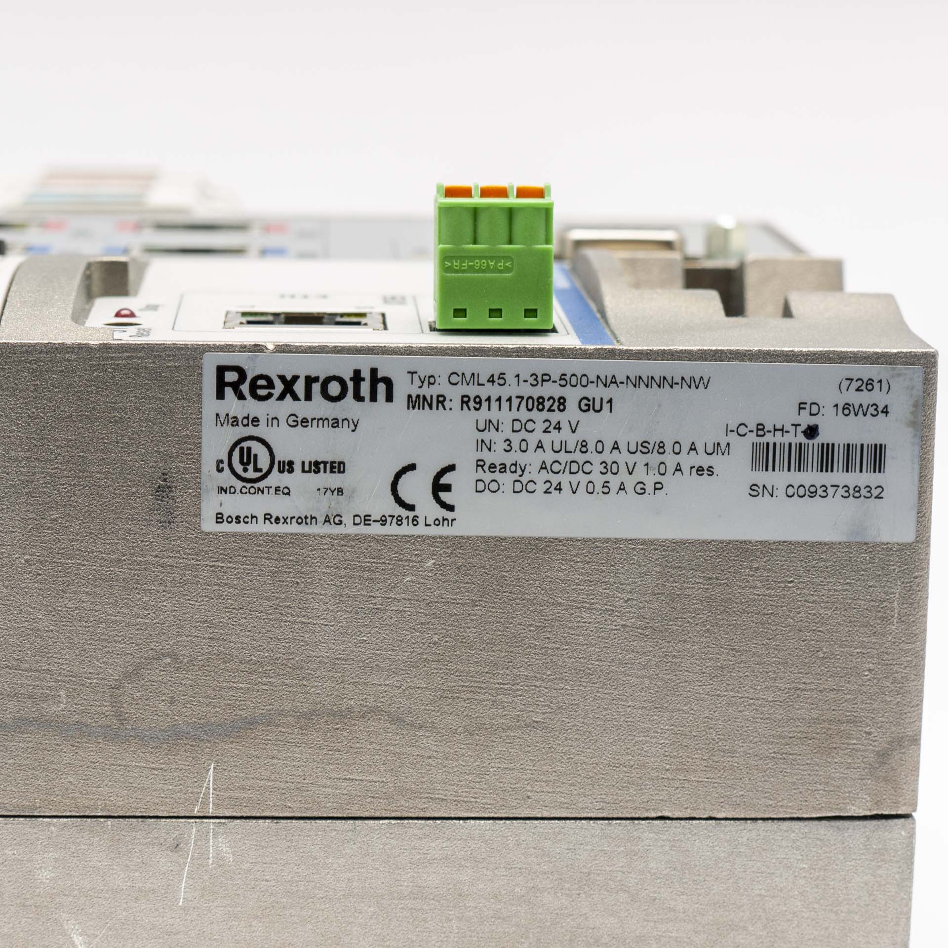 Rexroth CML45.1-3P-500-NA-NNNN-NW R911170828