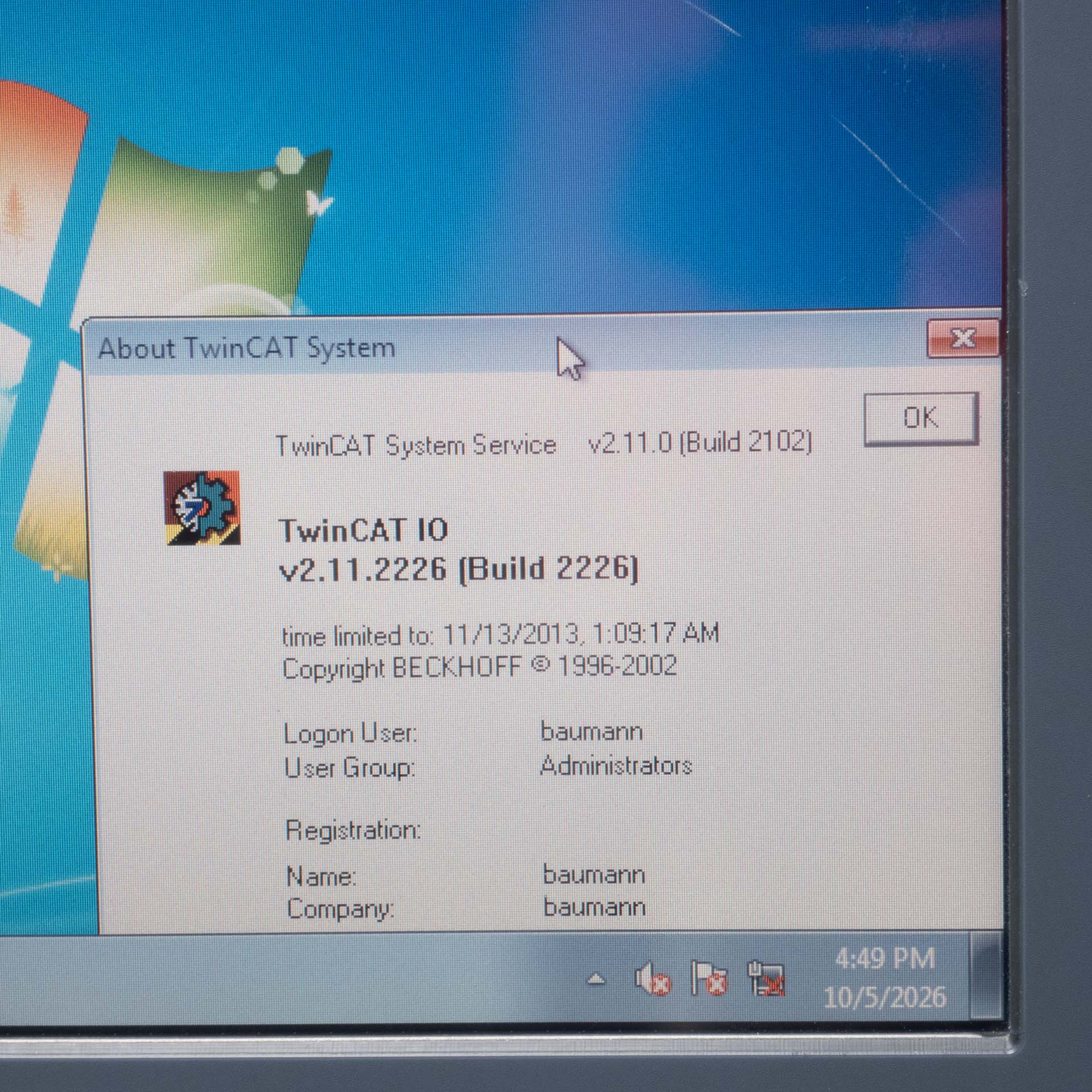 Beckhoff CP7701-0001-0030 Industrial Panel PC