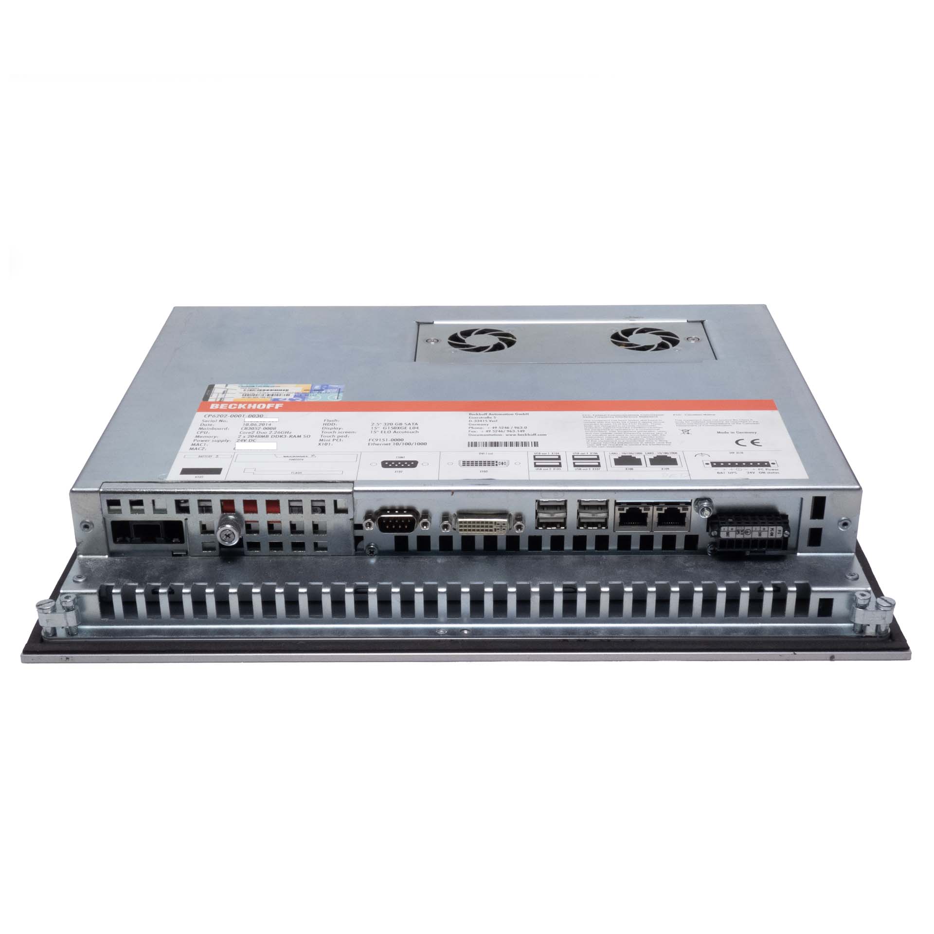 Beckhoff CP6202-0001-0030 Built-in Panel PC