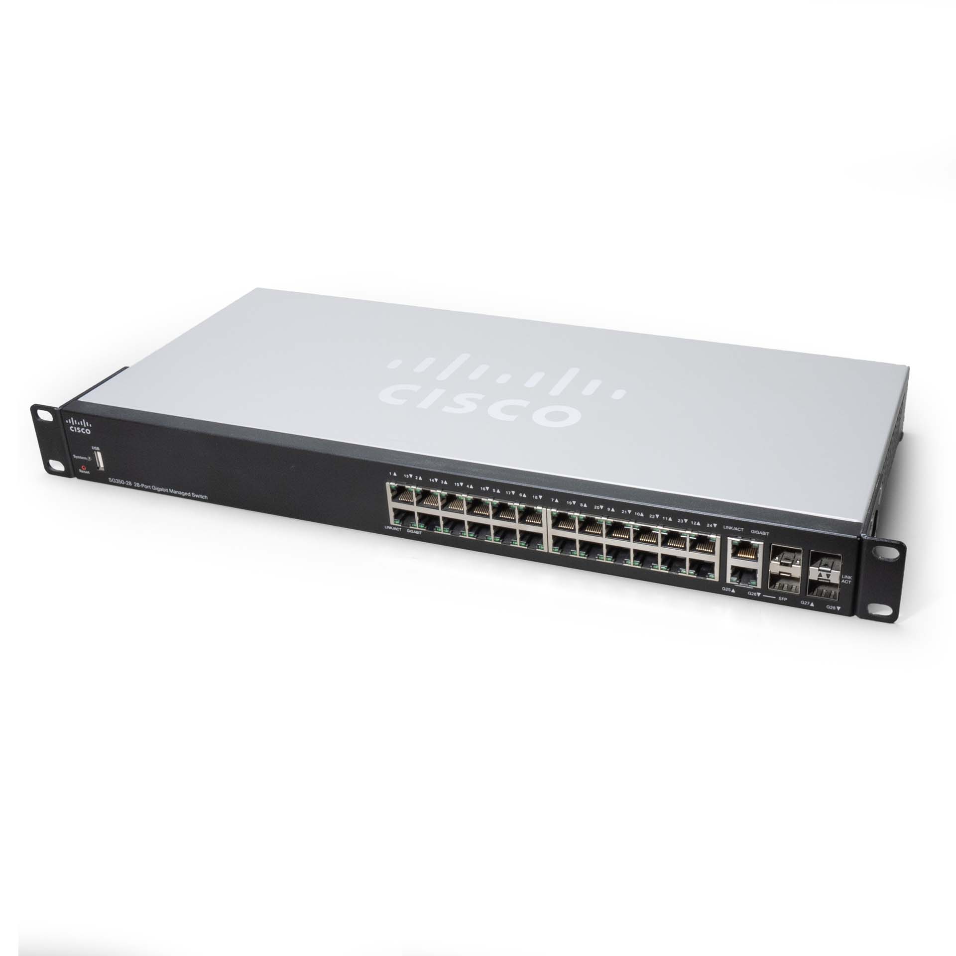 Cisco SG350-28 28-Port Gigabit Managed Switch