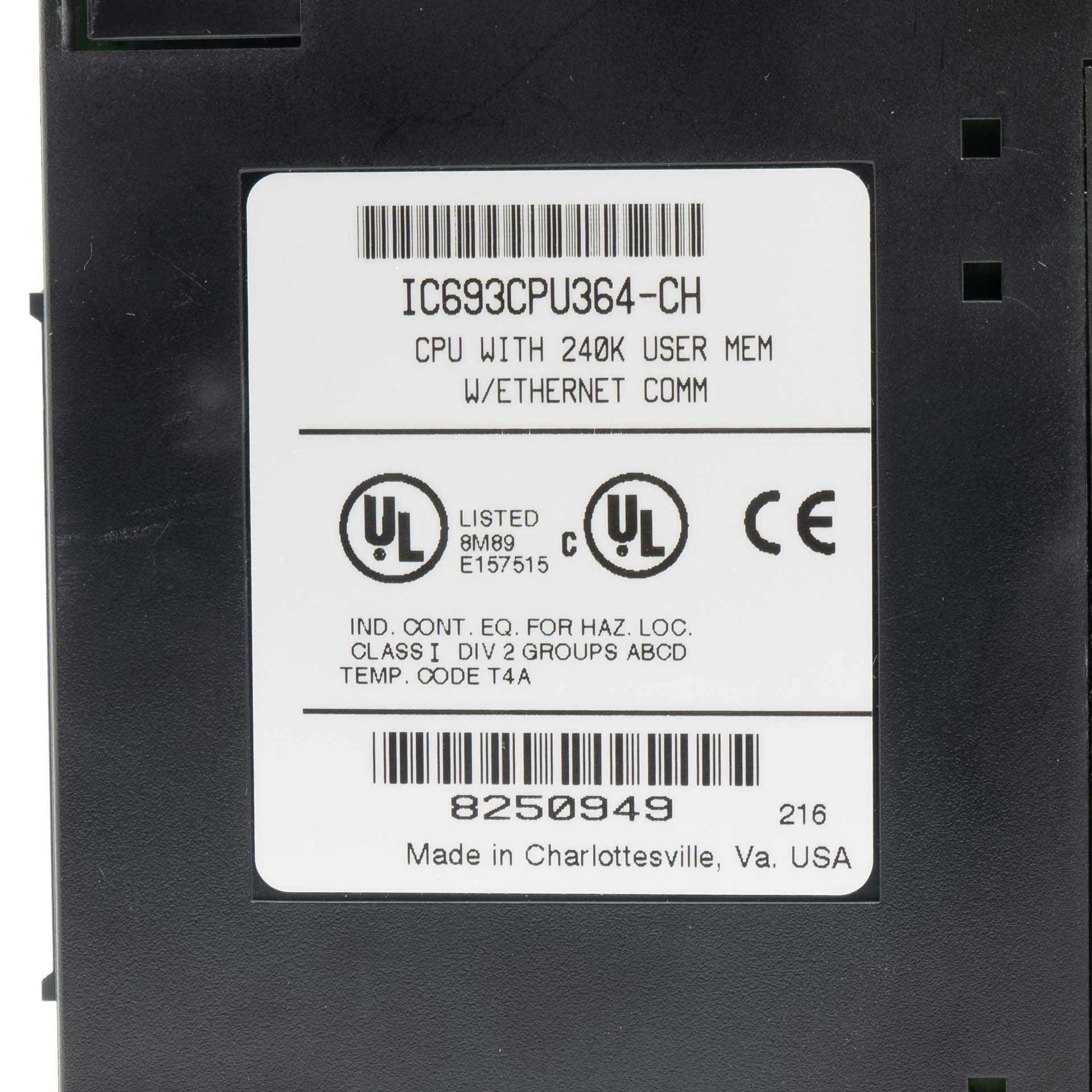 GE Fanuc IC693CPU364-CH