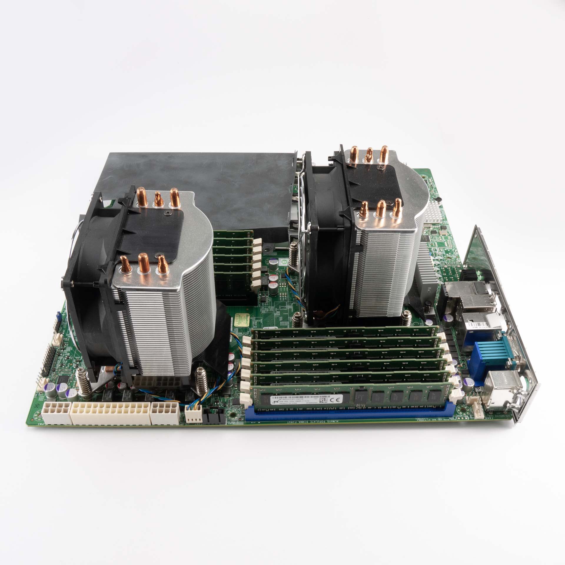 RadiSys SB5520DT1-SATA Motherboard Combo with 2x Intel Xeon X5650 & 48GB ECC RAM