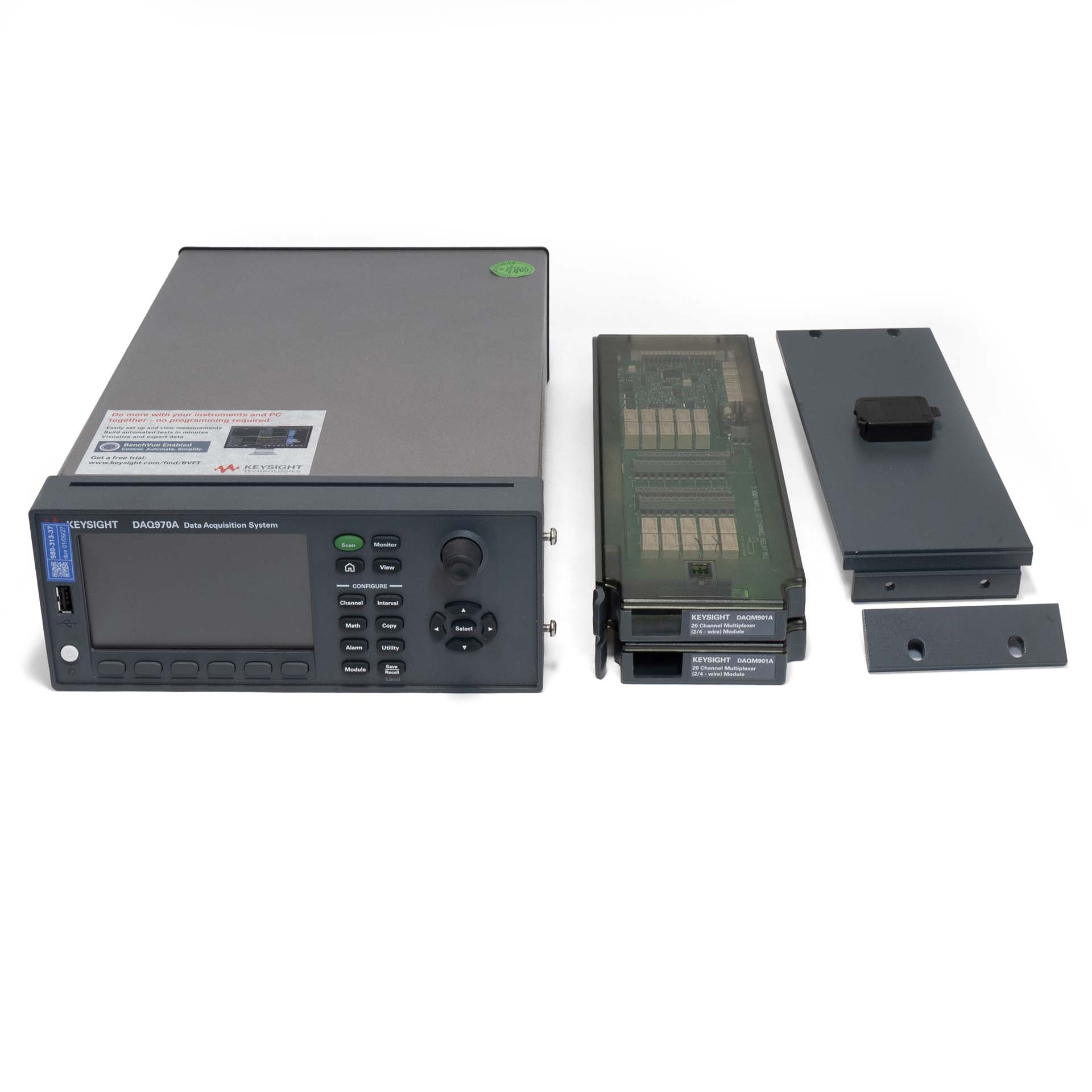Keysight DAQ970A Data Acquisition System with (2) DAQM901A Modules
