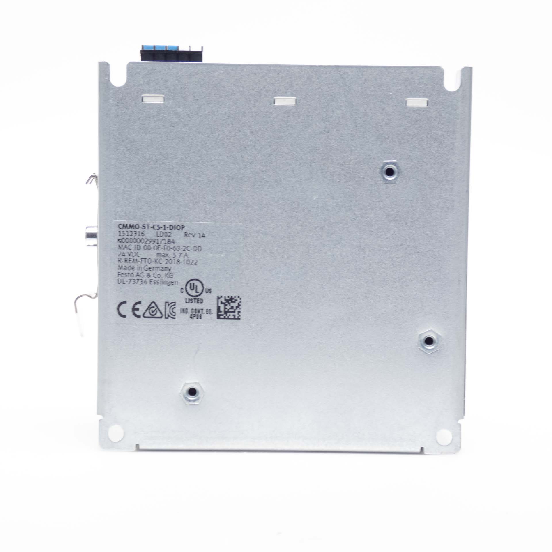 Festo CMMO-ST-C5-1-DIOP 1512316 Rev 14 Stepper Motor Controller