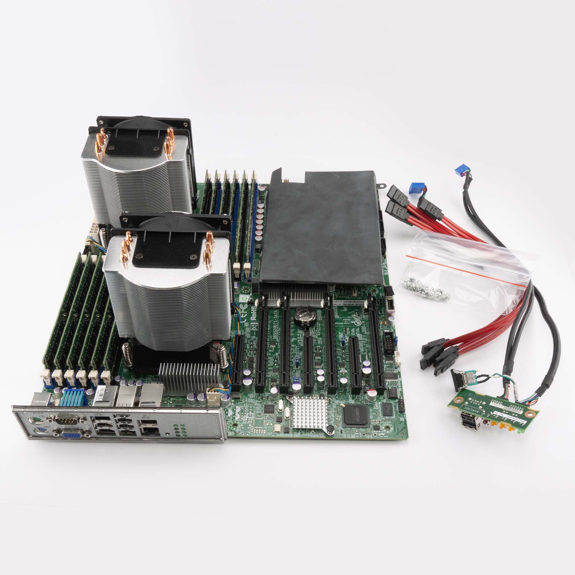 RadiSys SB5520DT1-SATA Motherboard Combo with 2x Intel Xeon X5650 & 48GB ECC RAM