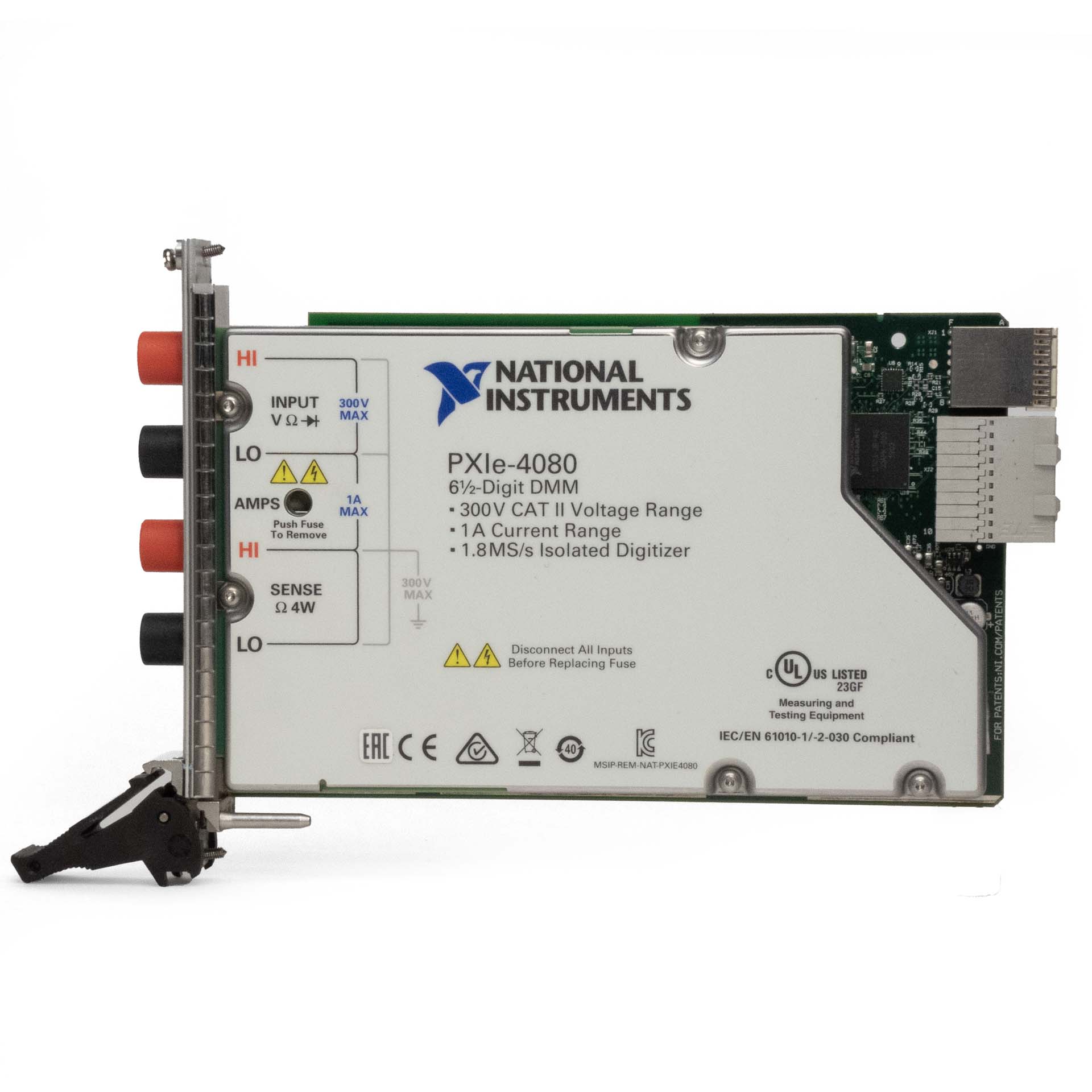 National Instruments PXIe-4080 Rev. B 6.5-Digit PXI Digital Multimeter