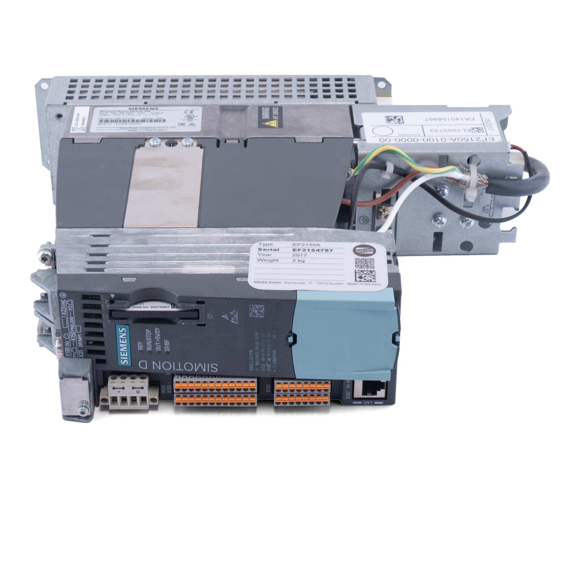 Siemens 6AU1410-2AD00-0AA0 SIMOTION D410-2 DP/PN with 6SL3210-1SE14-1UA0 Power module