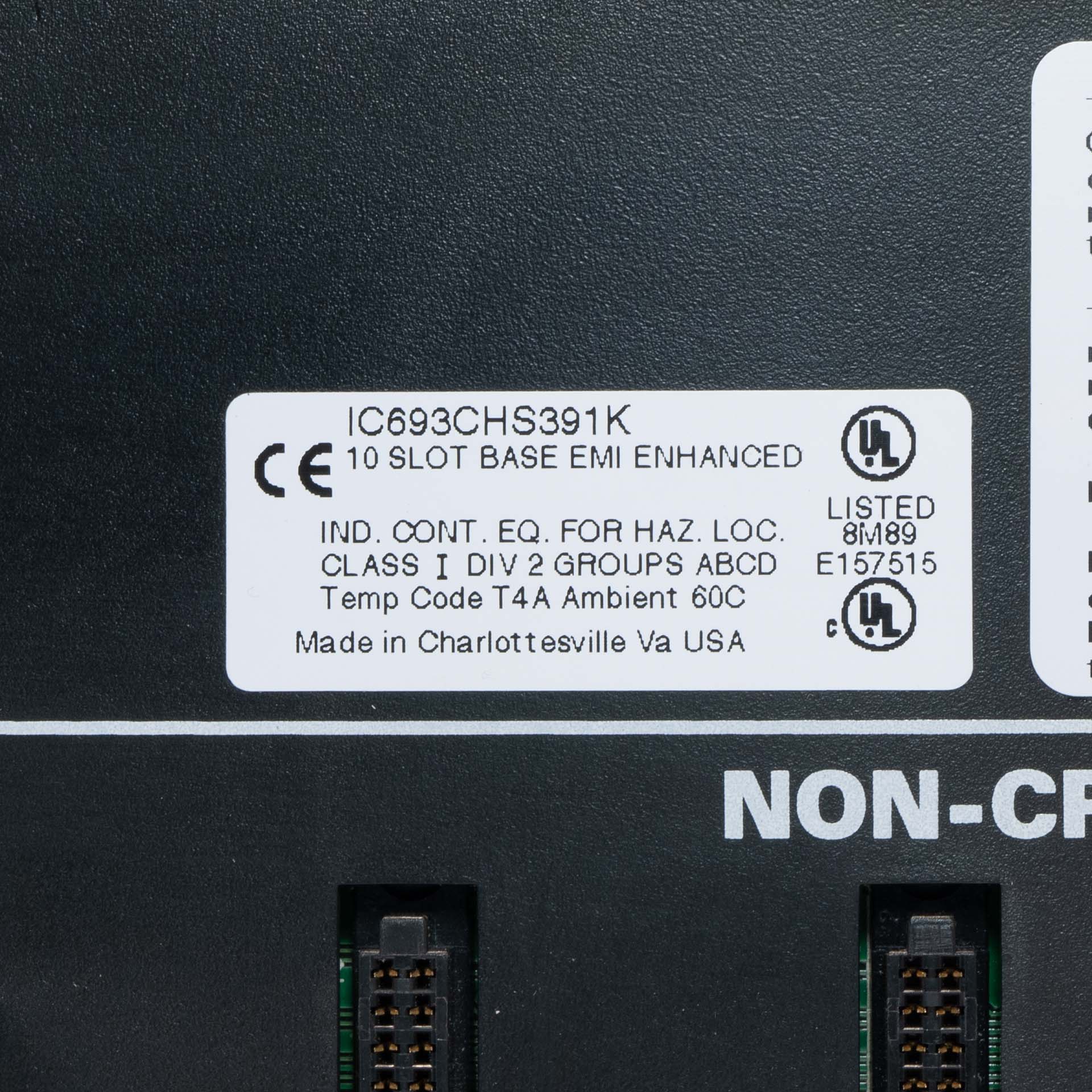 GE Fanuc IC693CHS391K