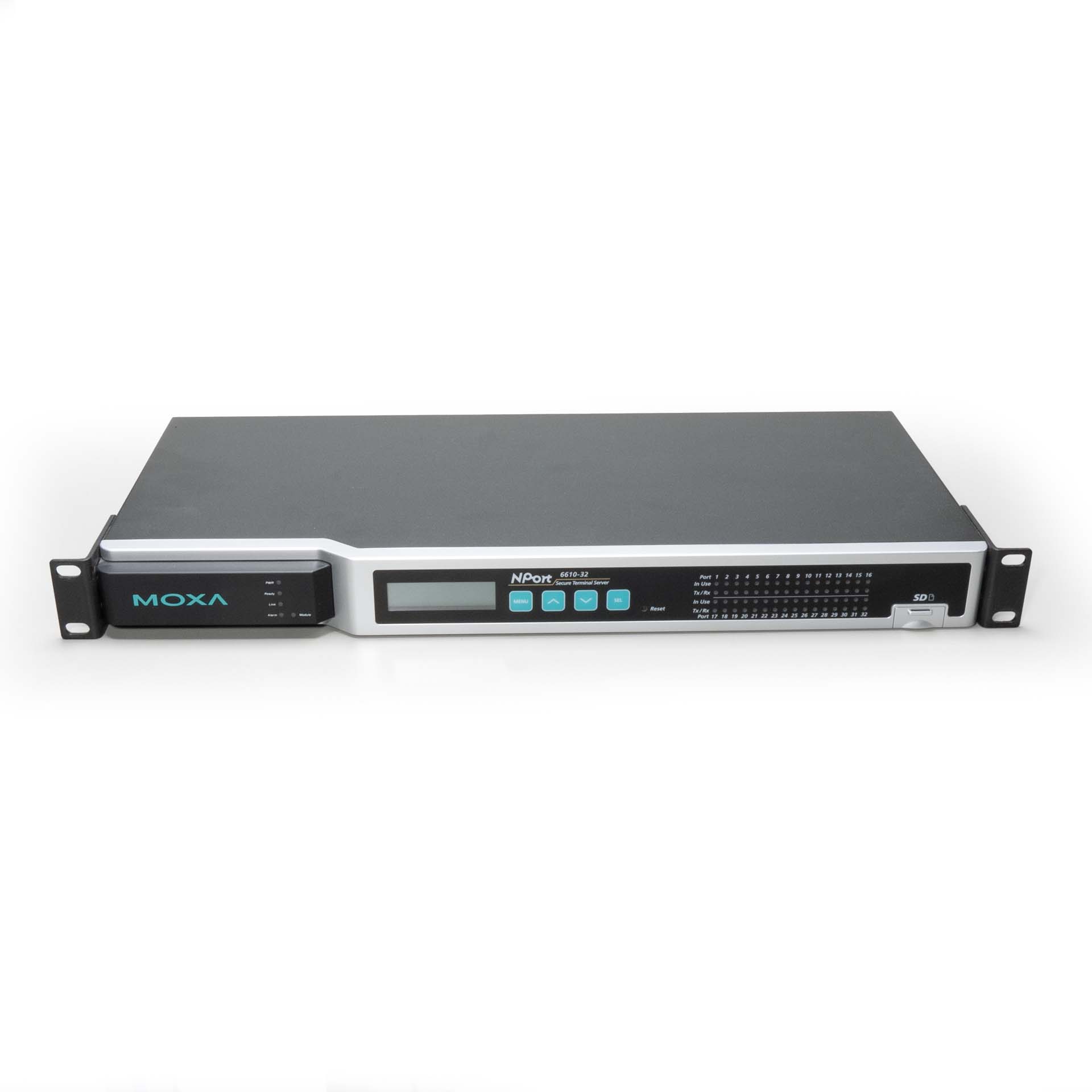 Moxa NPort 6610-32 32-Port RS-232 Secure Terminal Server