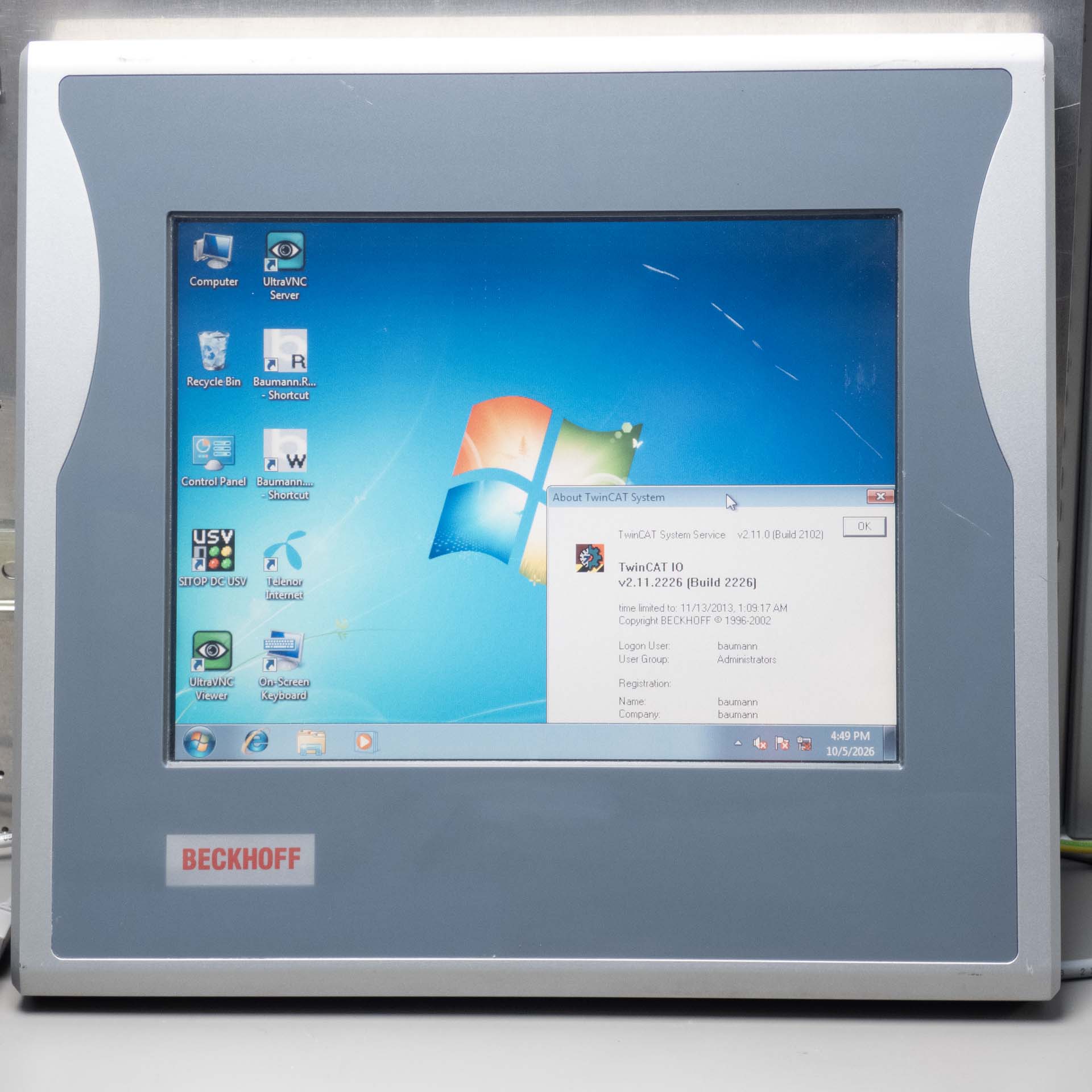 Beckhoff CP7701-0001-0030 Industrial Panel PC