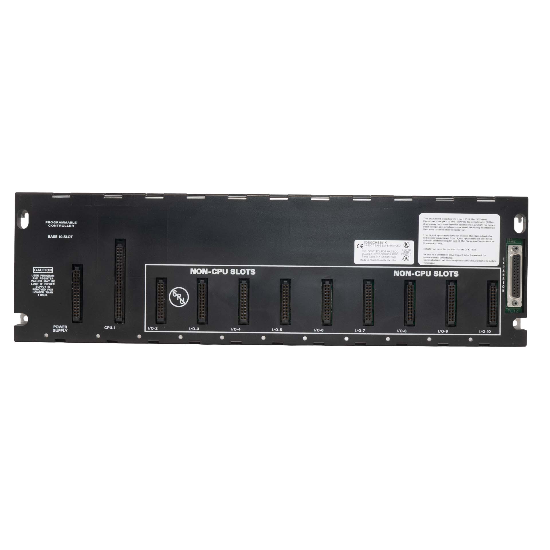 GE Fanuc IC693CHS391K