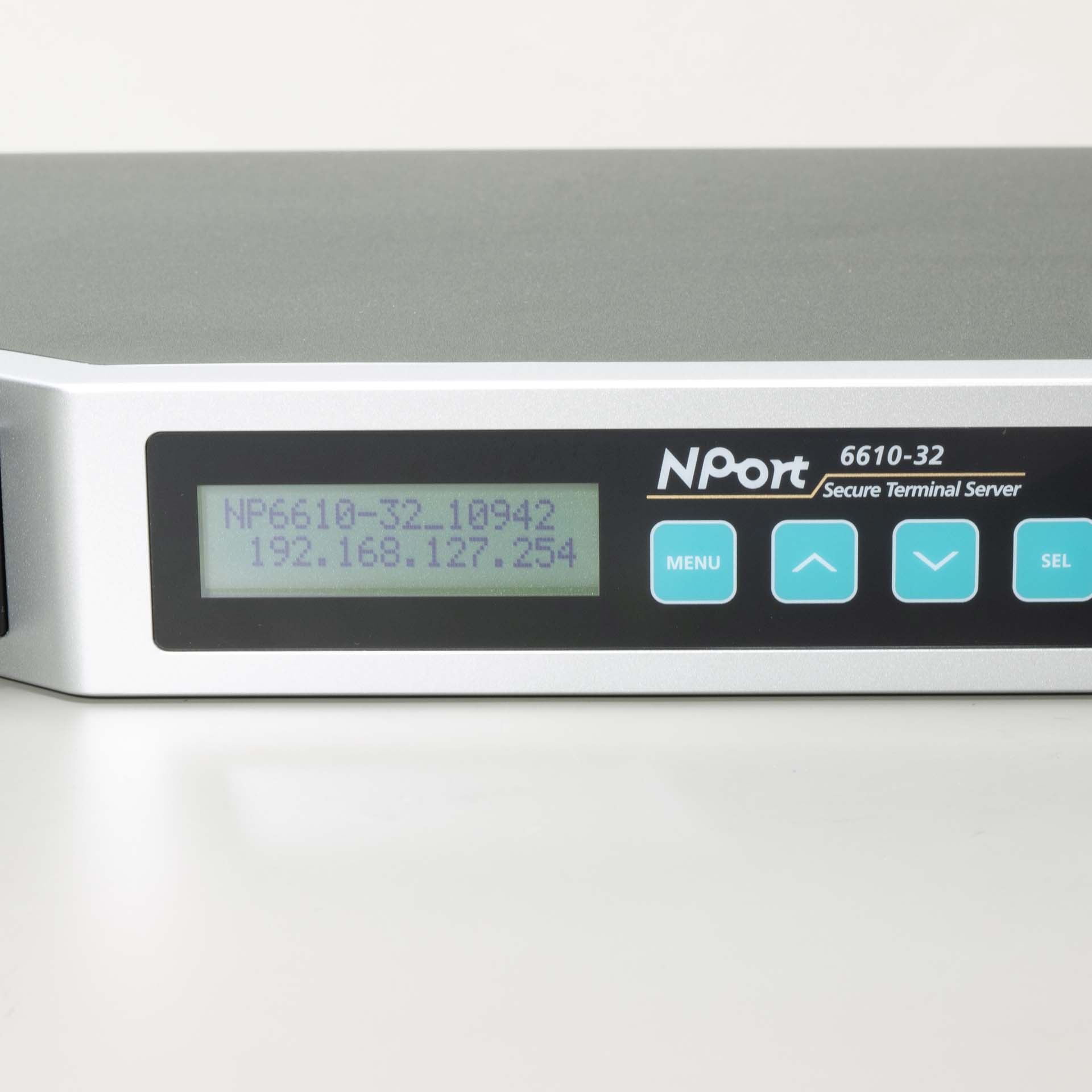 Moxa NPort 6610-32 32-Port RS-232 Secure Terminal Server