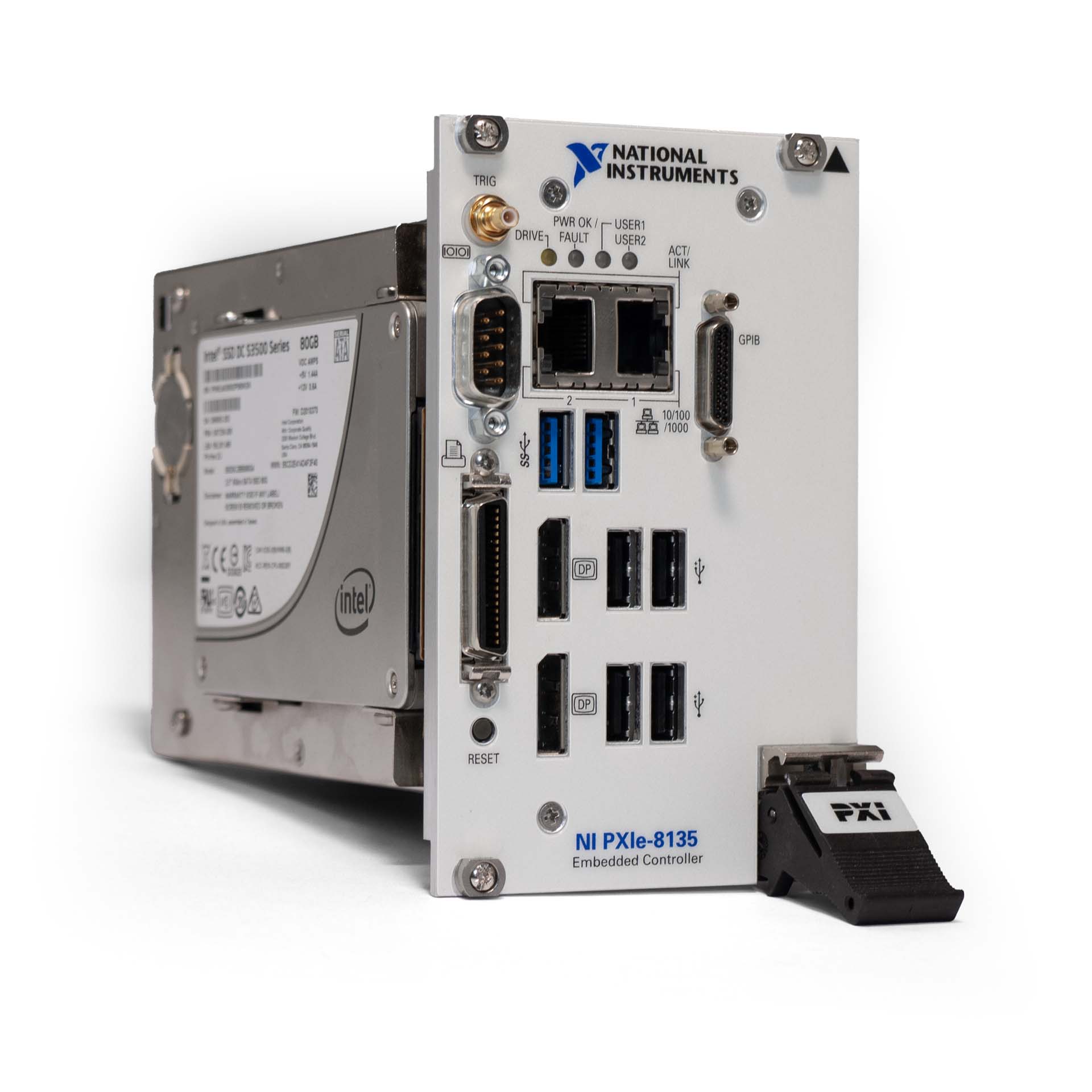 National Instruments PXIe-8135 Embedded Controller (158166A-121L) - 12+ Licenses