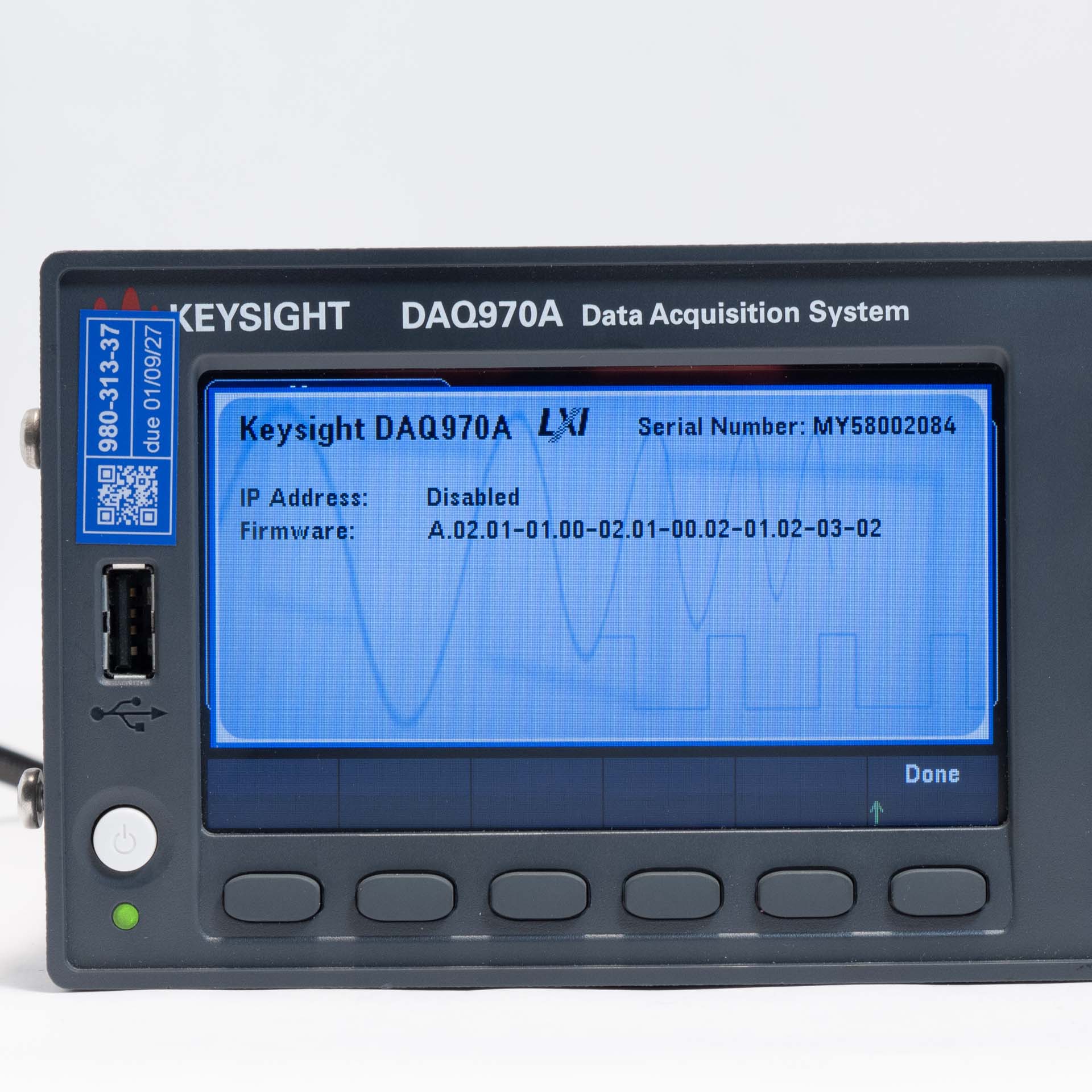 Keysight DAQ970A Data Acquisition System with (2) DAQM901A Modules