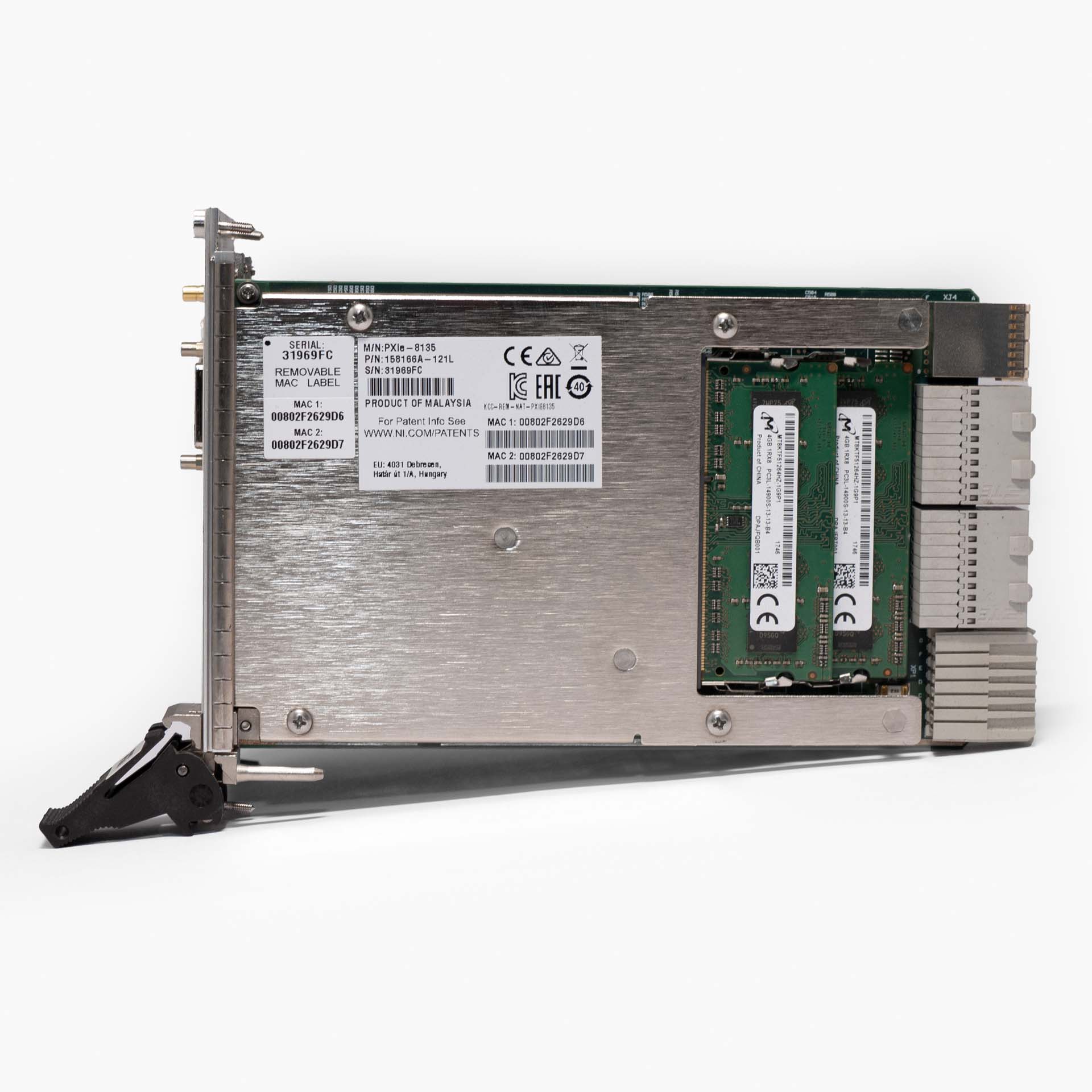 National Instruments PXIe-8135 Embedded Controller (158166A-121L) - 12+ Licenses