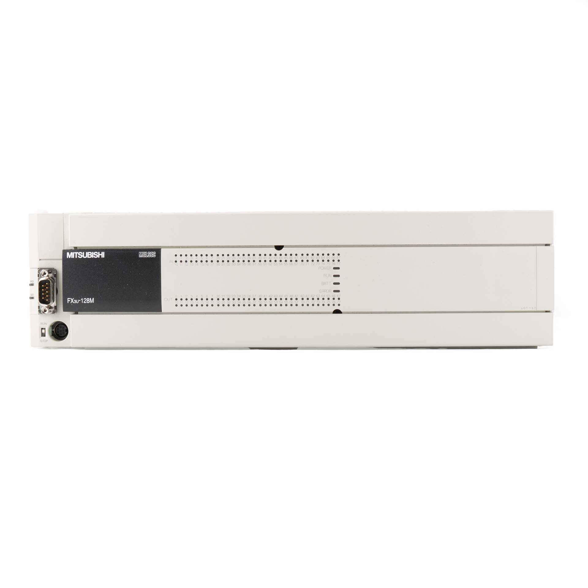 Mitsubishi Electric FX3U-128MT/ESS PLC Main Unit with FX3U-232-BD Communication Board
