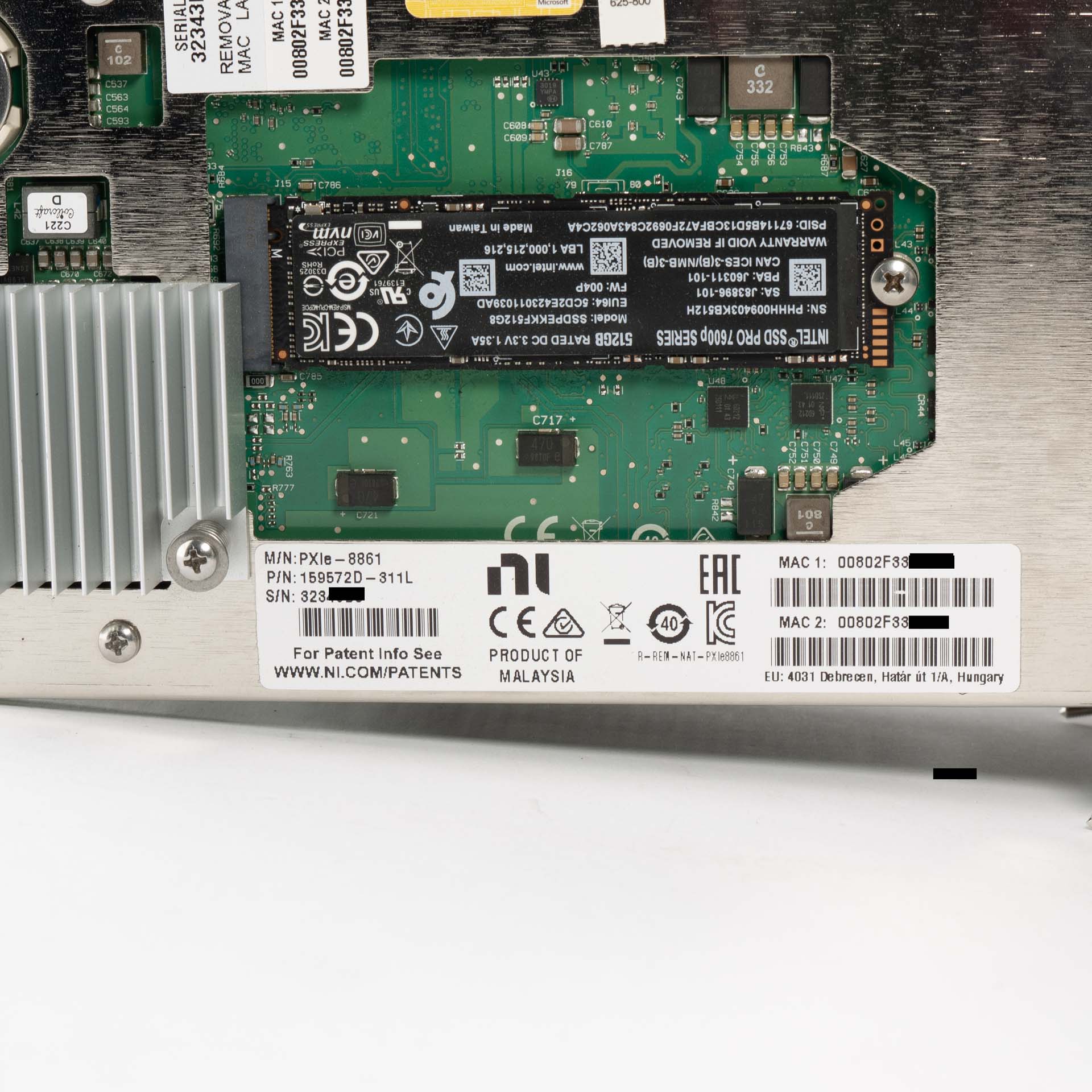 National Instruments NI PXIe-8861 Rev. D Embedded Controller (159572D-311L)