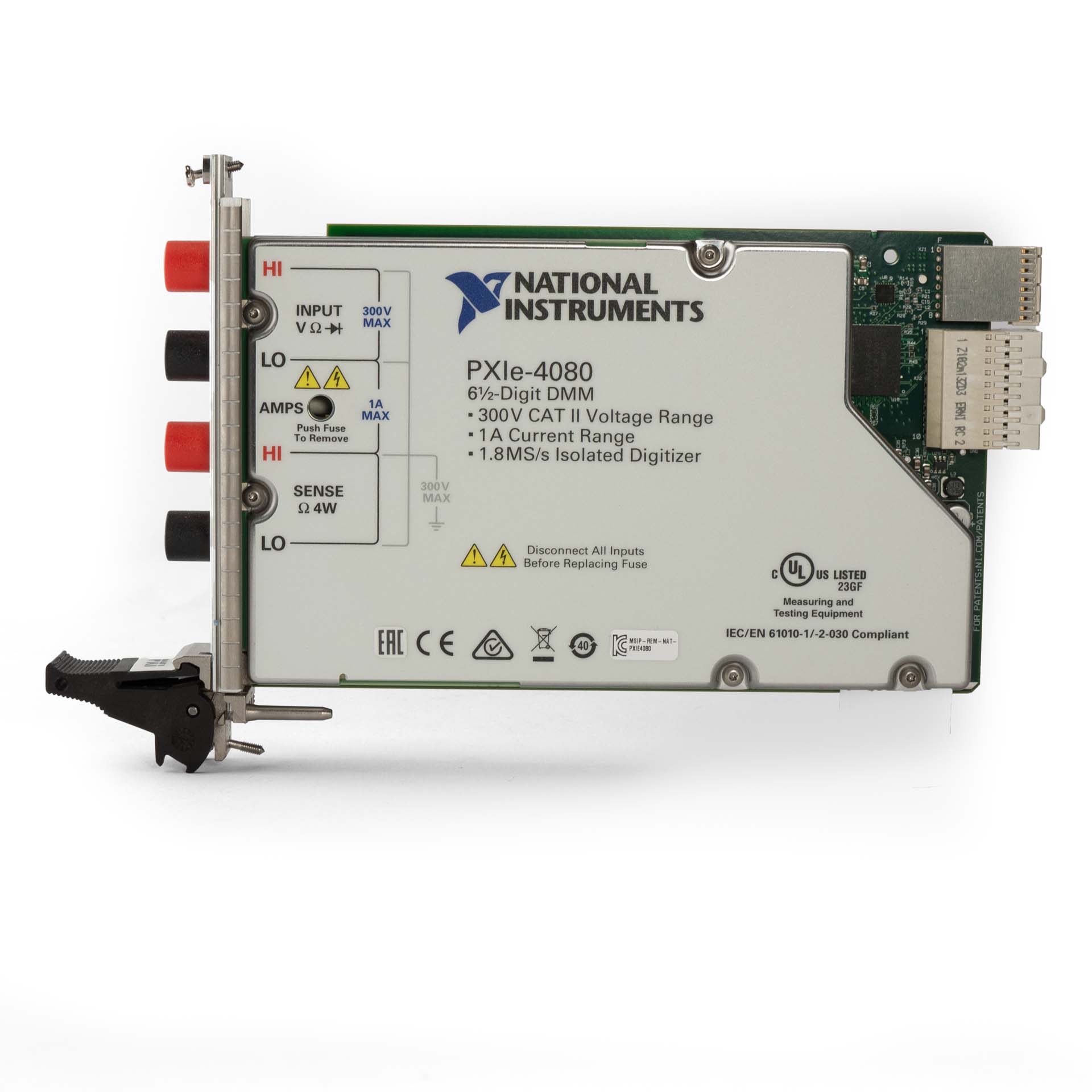 National Instruments PXIe-4080 Rev. A 6.5-Digit PXI Digital Multimeter