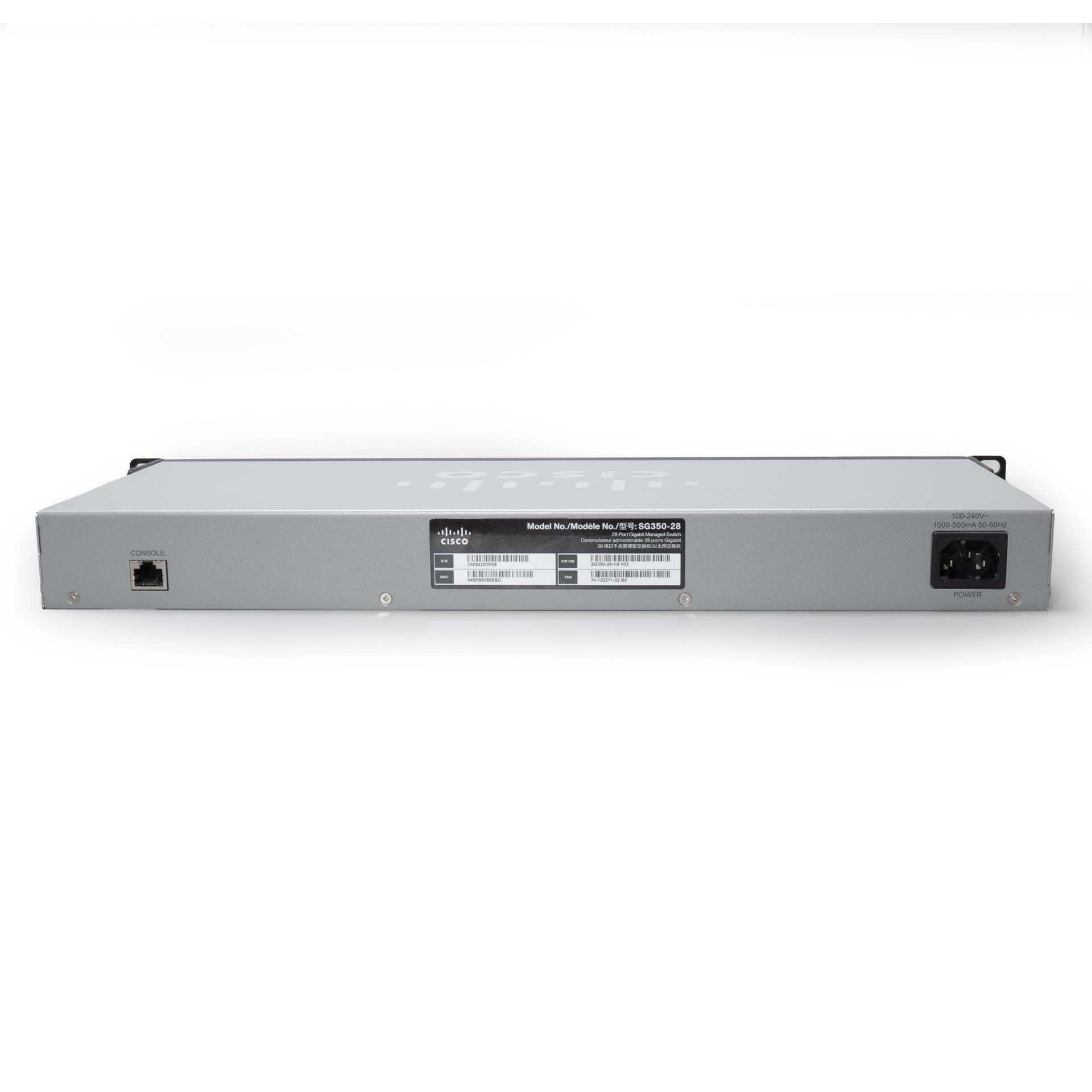 Cisco SG350-28 28-Port Gigabit Managed Switch