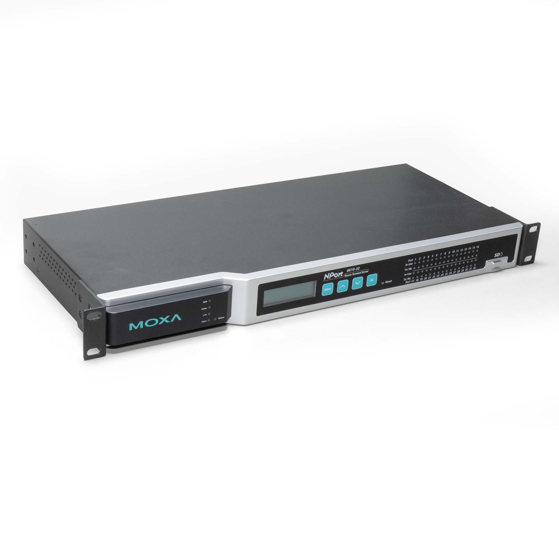 Moxa NPort 6610-32 32-Port RS-232 Secure Terminal Server