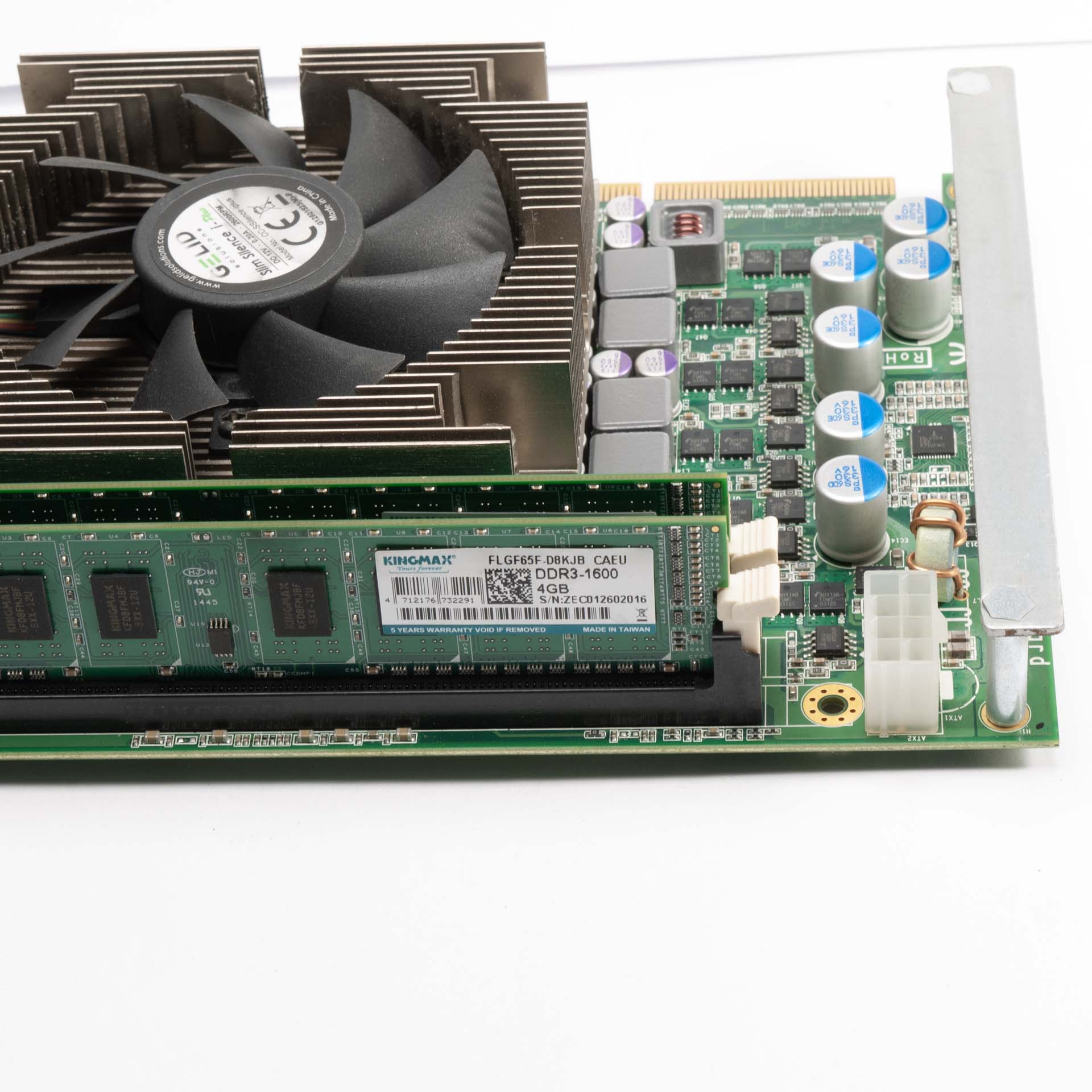 Axiomtek SHB120 Rev. A3-RC PICMG 1.3 CPU Card w/ Intel Core i5-2400 & 8GB RAM
