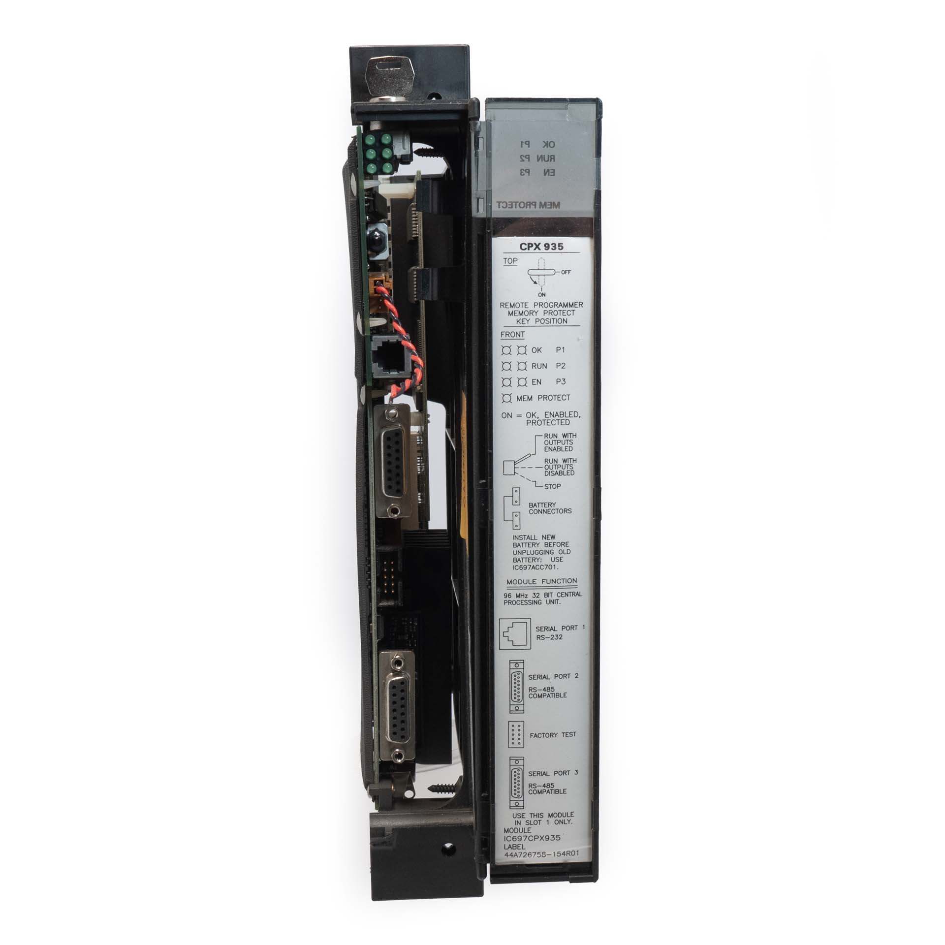 GE Fanuc IC697CPX935-GE Series 90-70 CPU Module (Firmware 8.11)