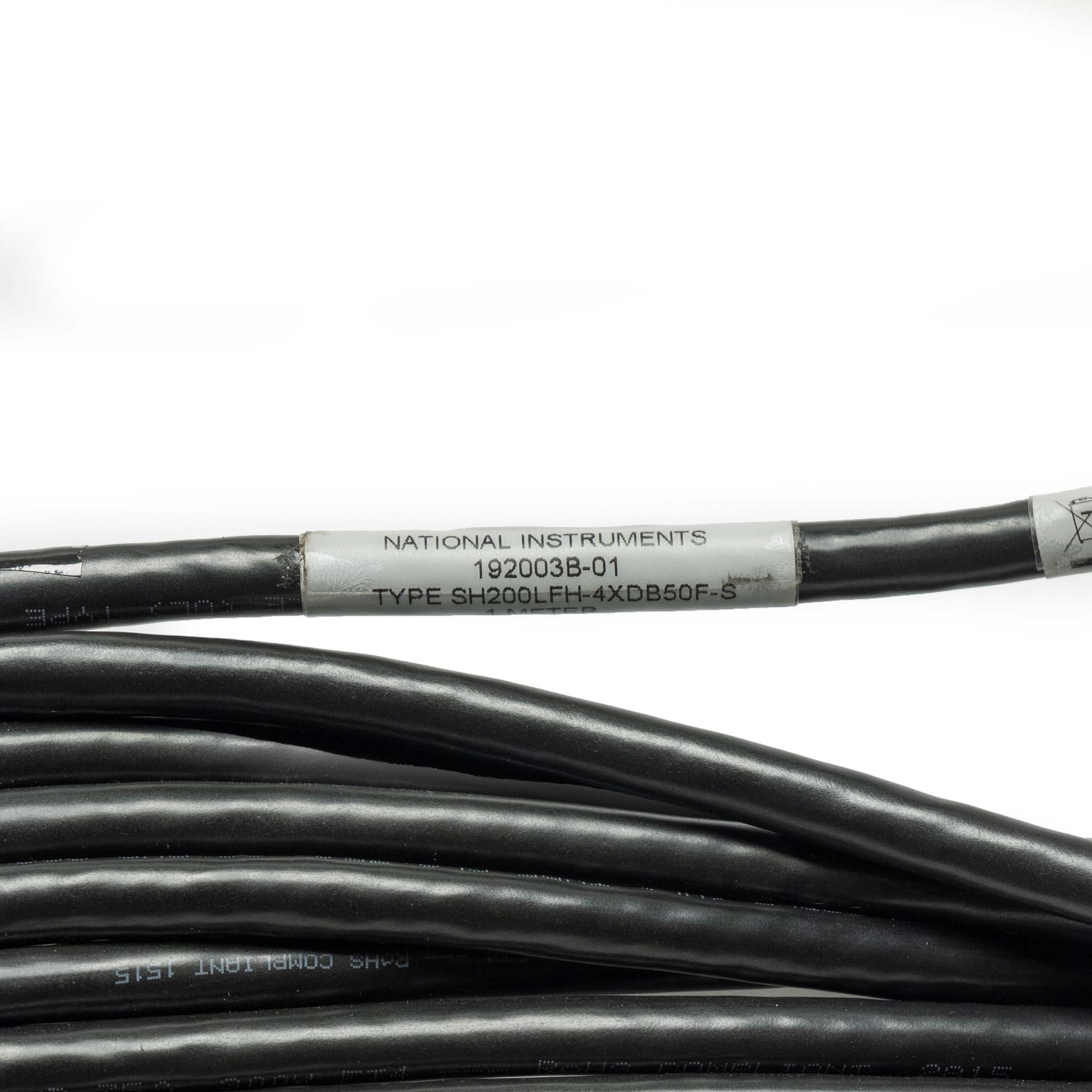 National Instruments 192003B-01 SH200LFH-4XDB50F-S 1-Meter Cable (P/N: 779038-03)