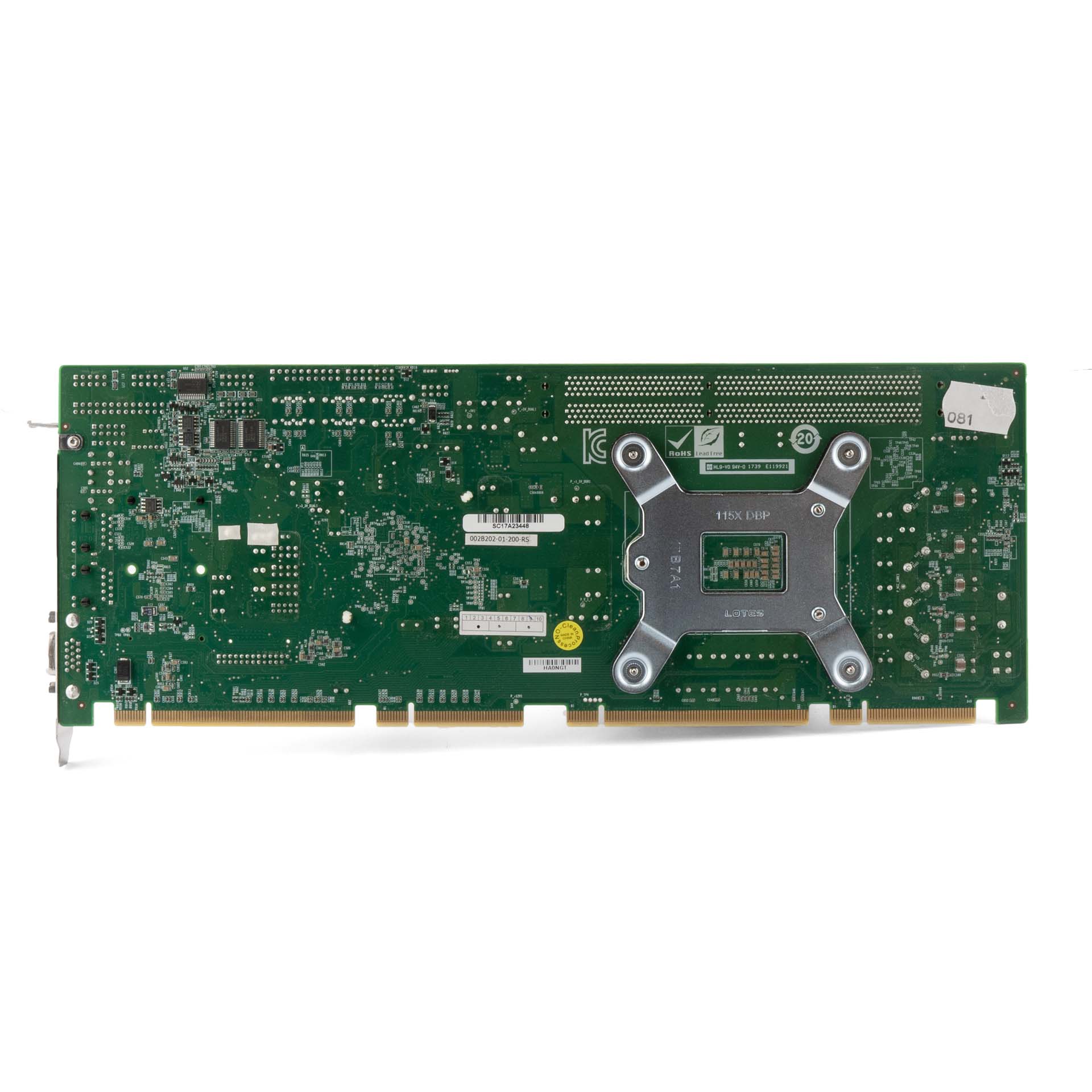 iEi PCIE-Q670-R20 Rev. 2.0 PICMG 1.3 SBC with Intel Core i3-2120 & 4GB RAM