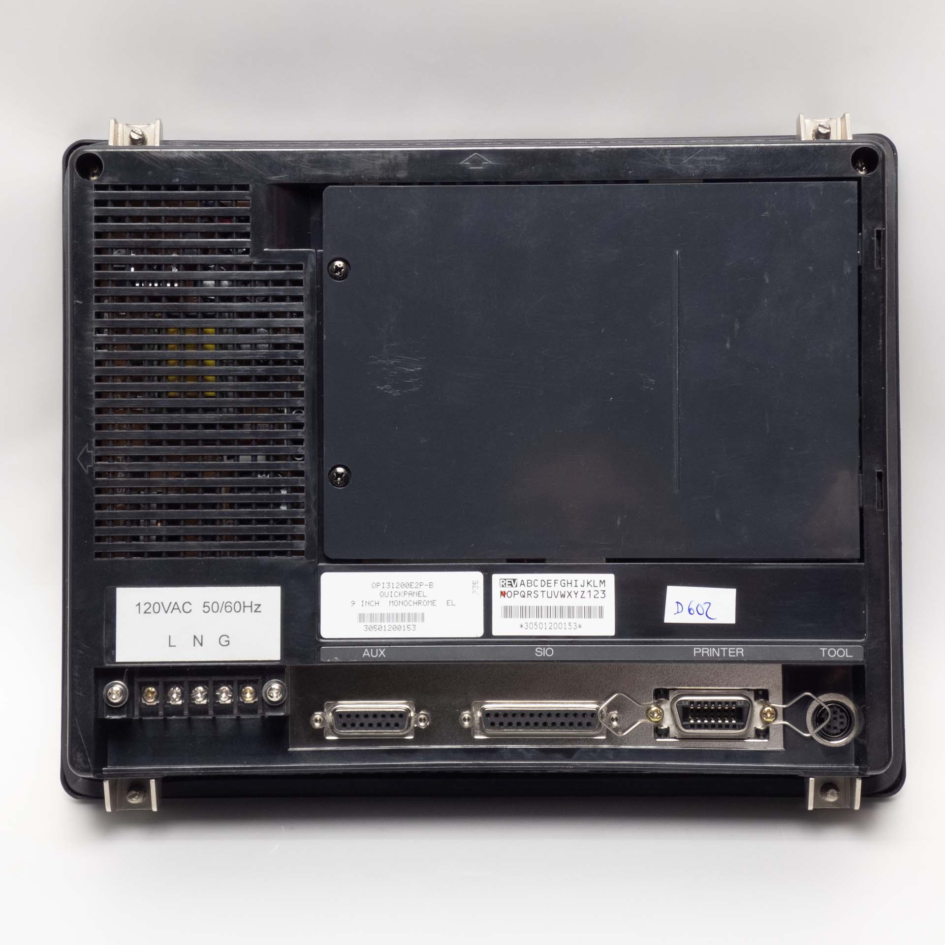 GE Fanuc Total Control QPI31200E2P-B Rev. N QuickPanel Touchscreen HMI