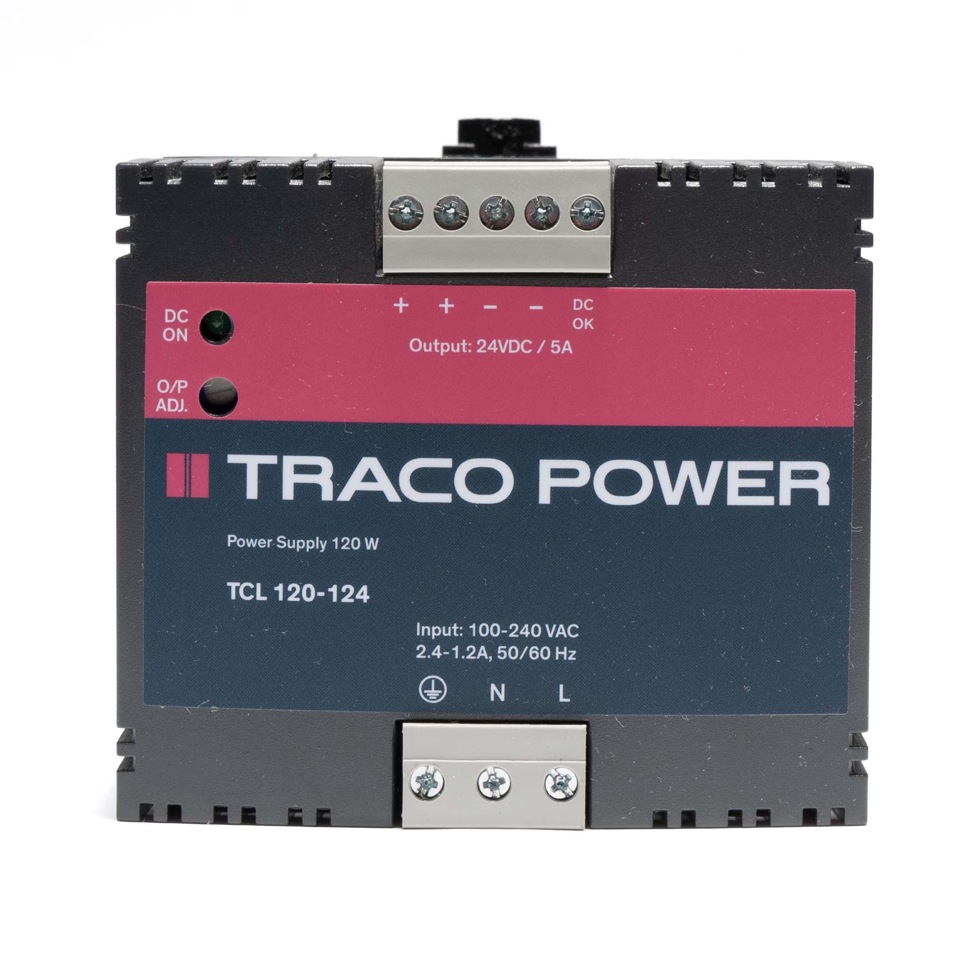 Traco Electronic TCL 120-124 DIN-Rail Power Supply 120W 24VDC