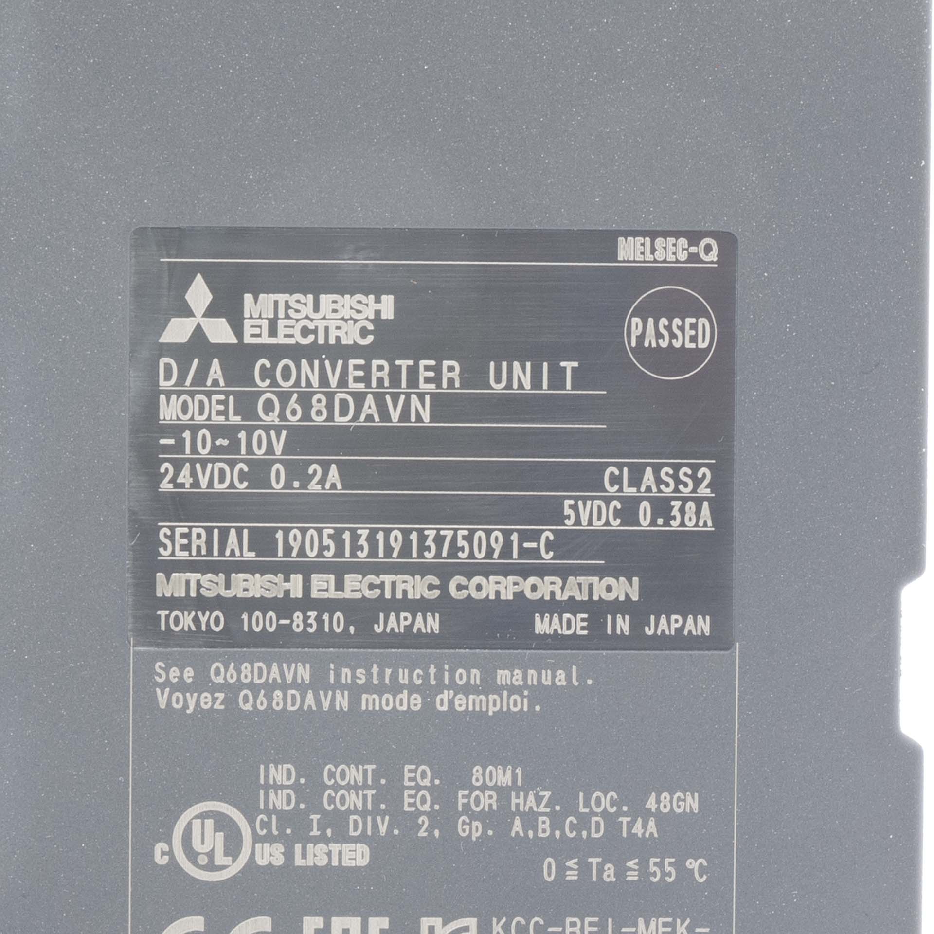 Mitsubishi Electric Q68DAVN
