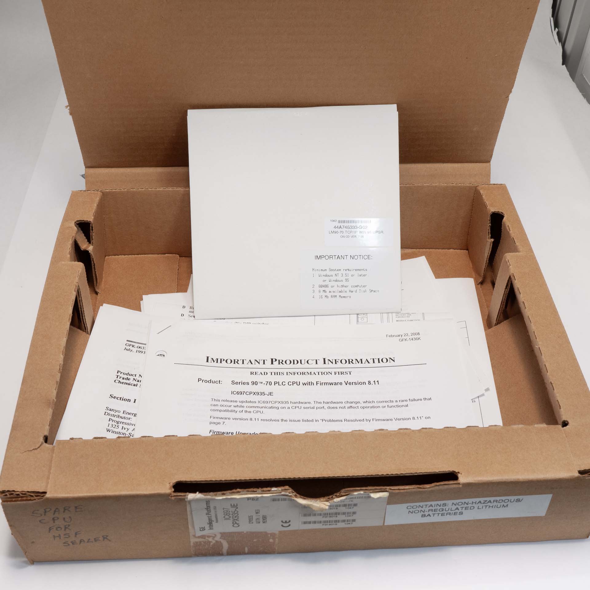 GE Fanuc IC697CPX935-JE Series 90-70 CPU Module (Firmware 8.11)
