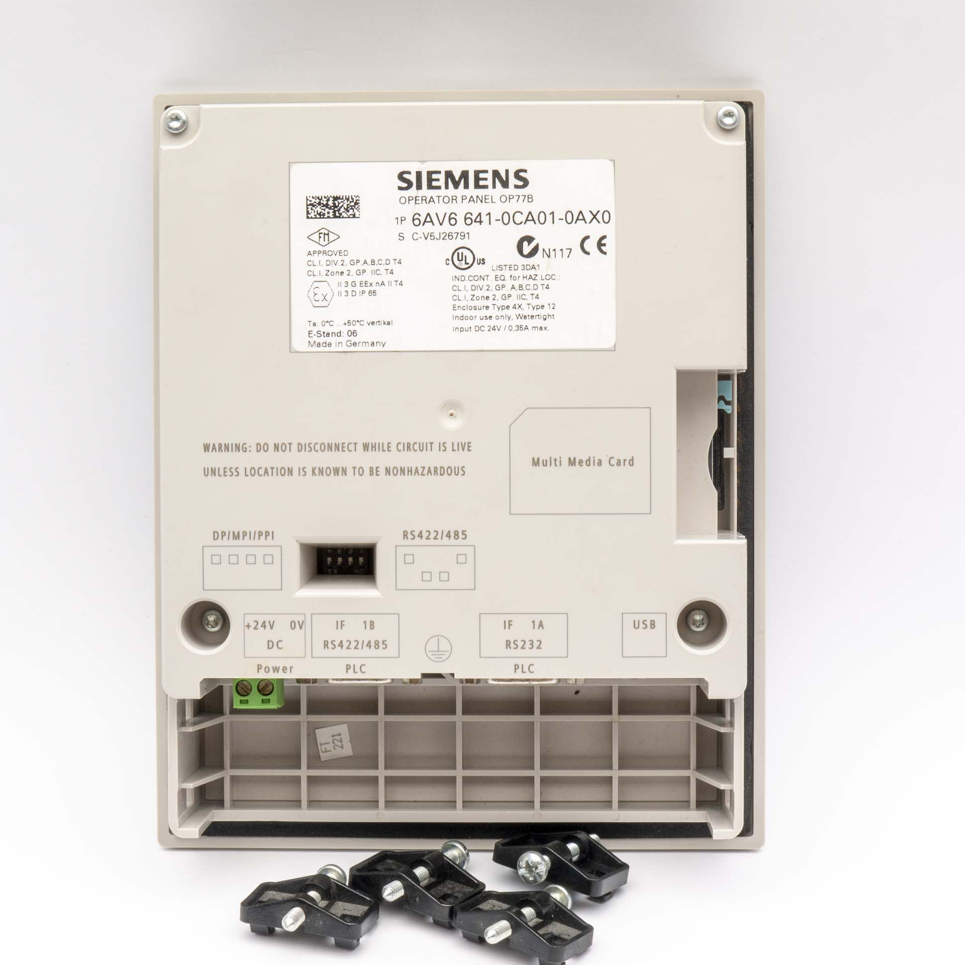 Siemens 6AV6 641-0CA01-0AX0 OP77B