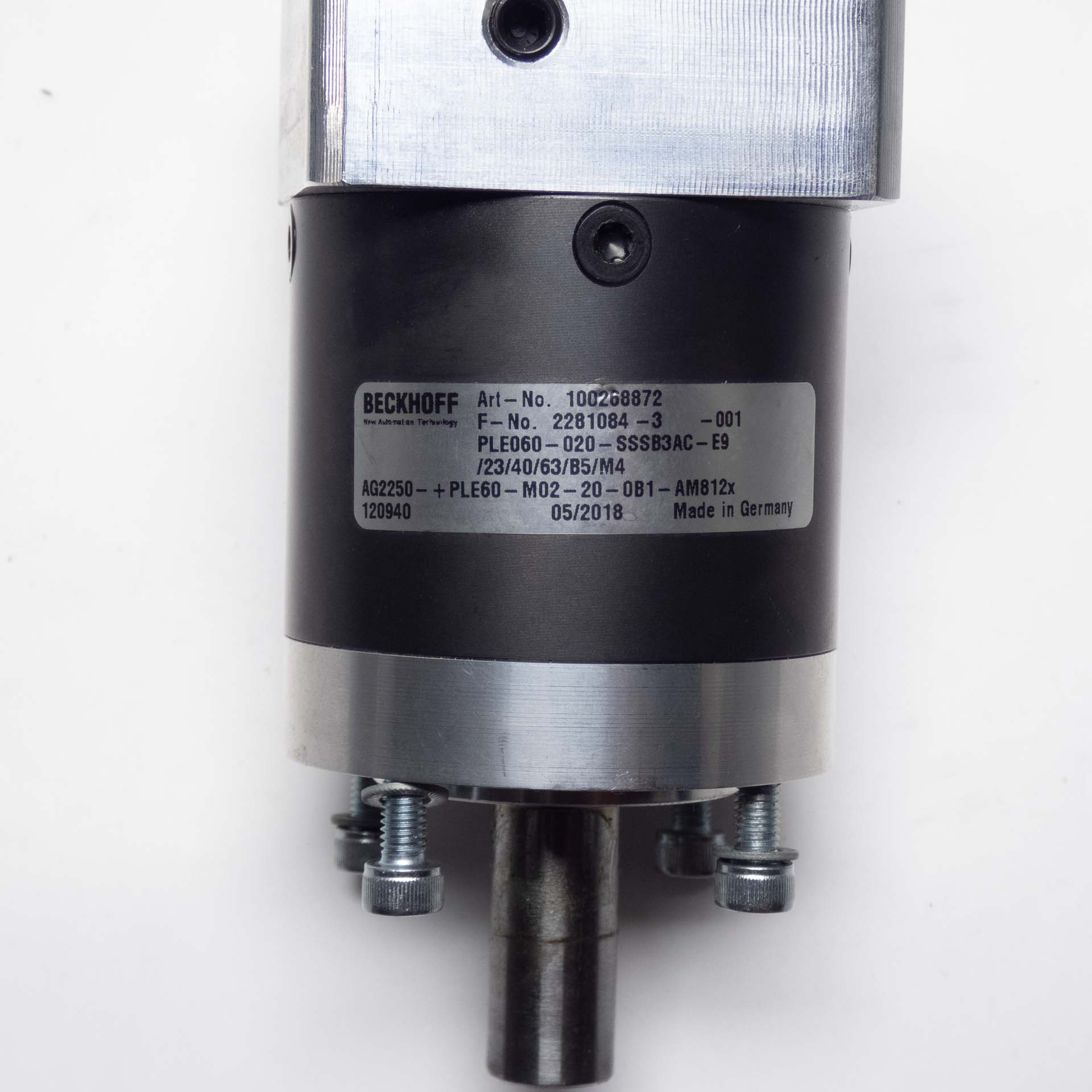 Beckhoff AG2250-+PLE60-M02-20-081-AM812X Planetary Gearbox