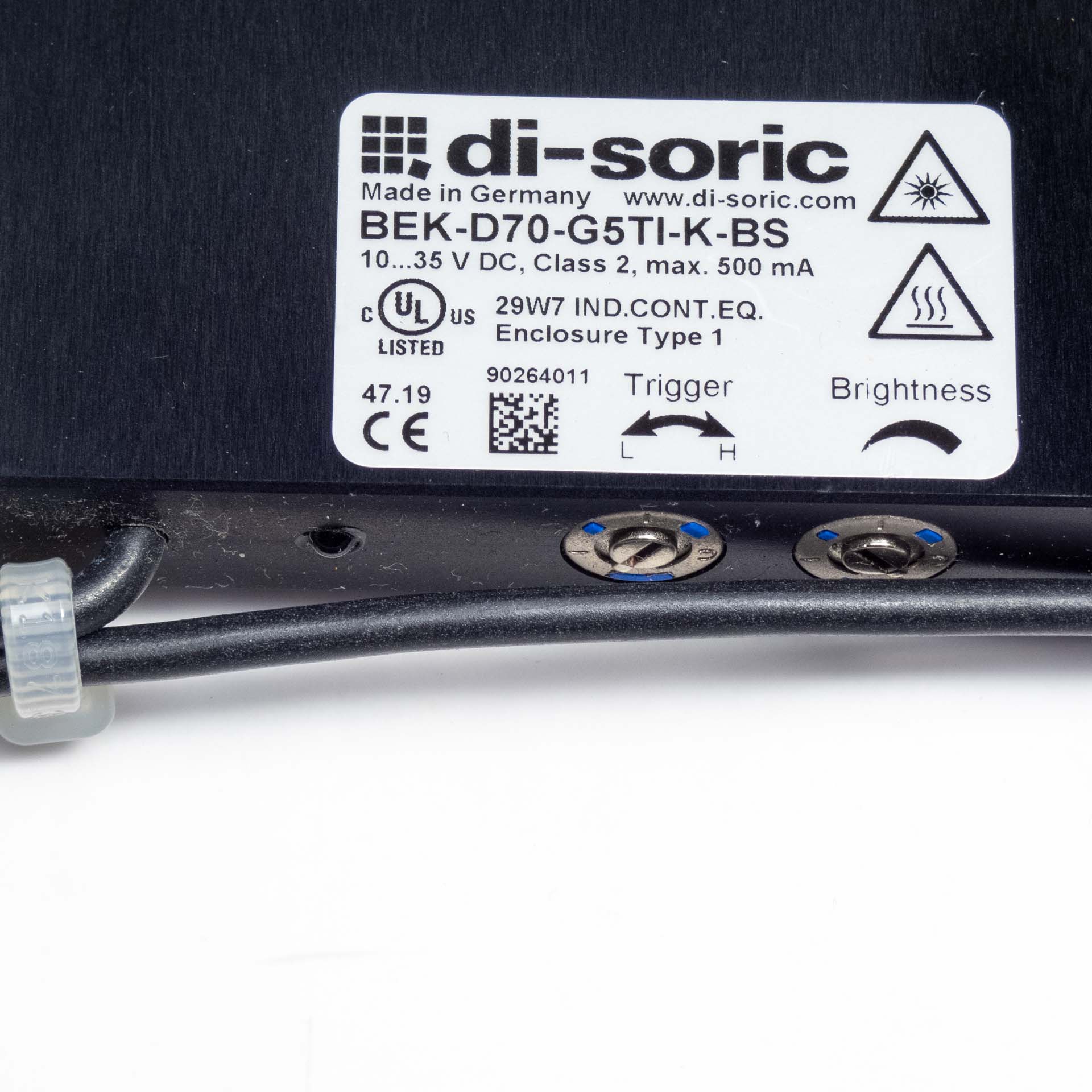 di-soric BEK-D70-G5TI-K-BS Art. nr. 207443 Dark Field Light