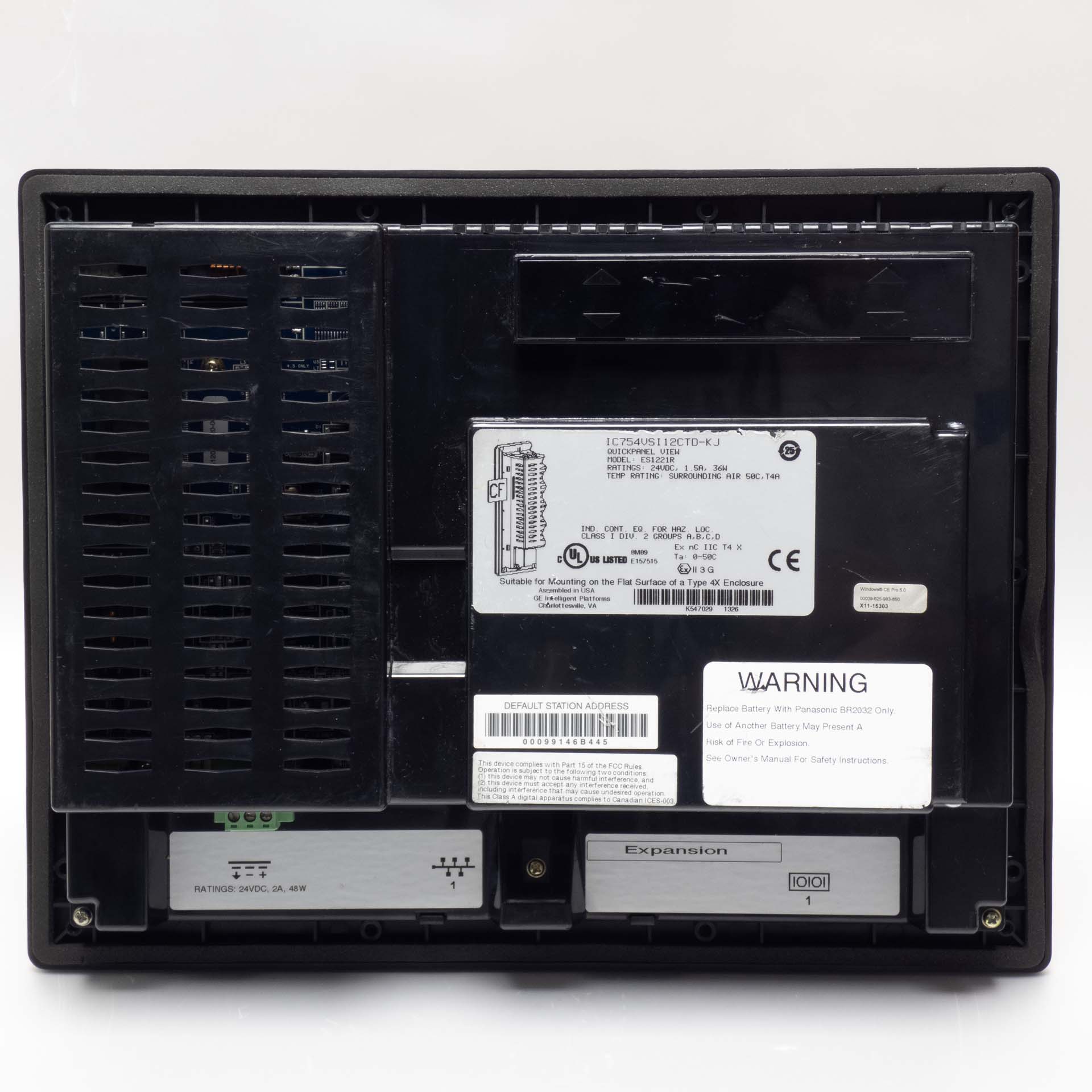 GE Fanuc IC754VSI12CTD-KJ QuickPanel View 12" Color Touchscreen HMI