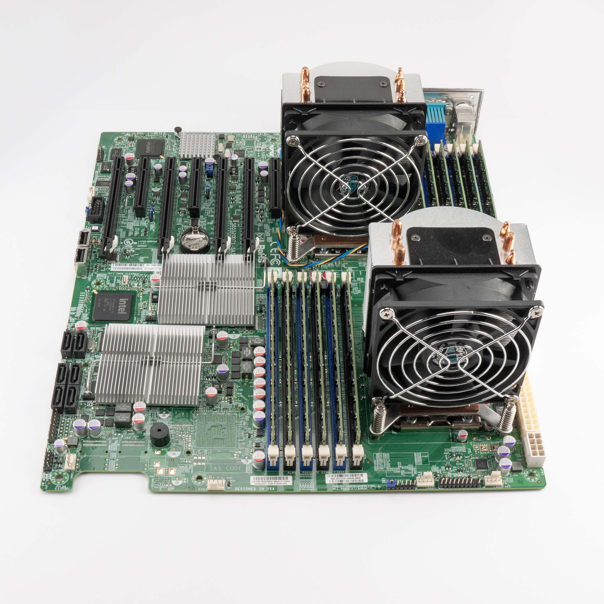 RadiSys SB5520DT1-SATA Motherboard Combo with 2x Intel Xeon X5650 & 48GB ECC RAM