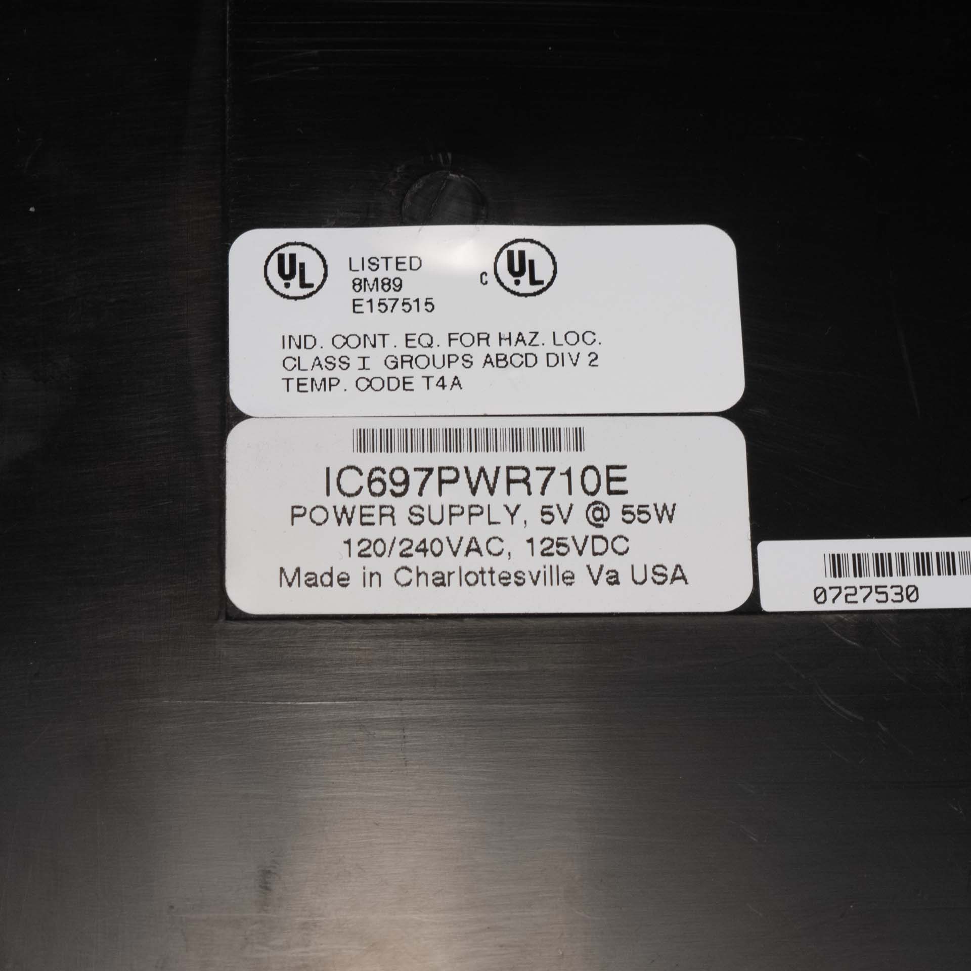 GE Fanuc IC697PWR710E Series 90-70 Power Supply Module